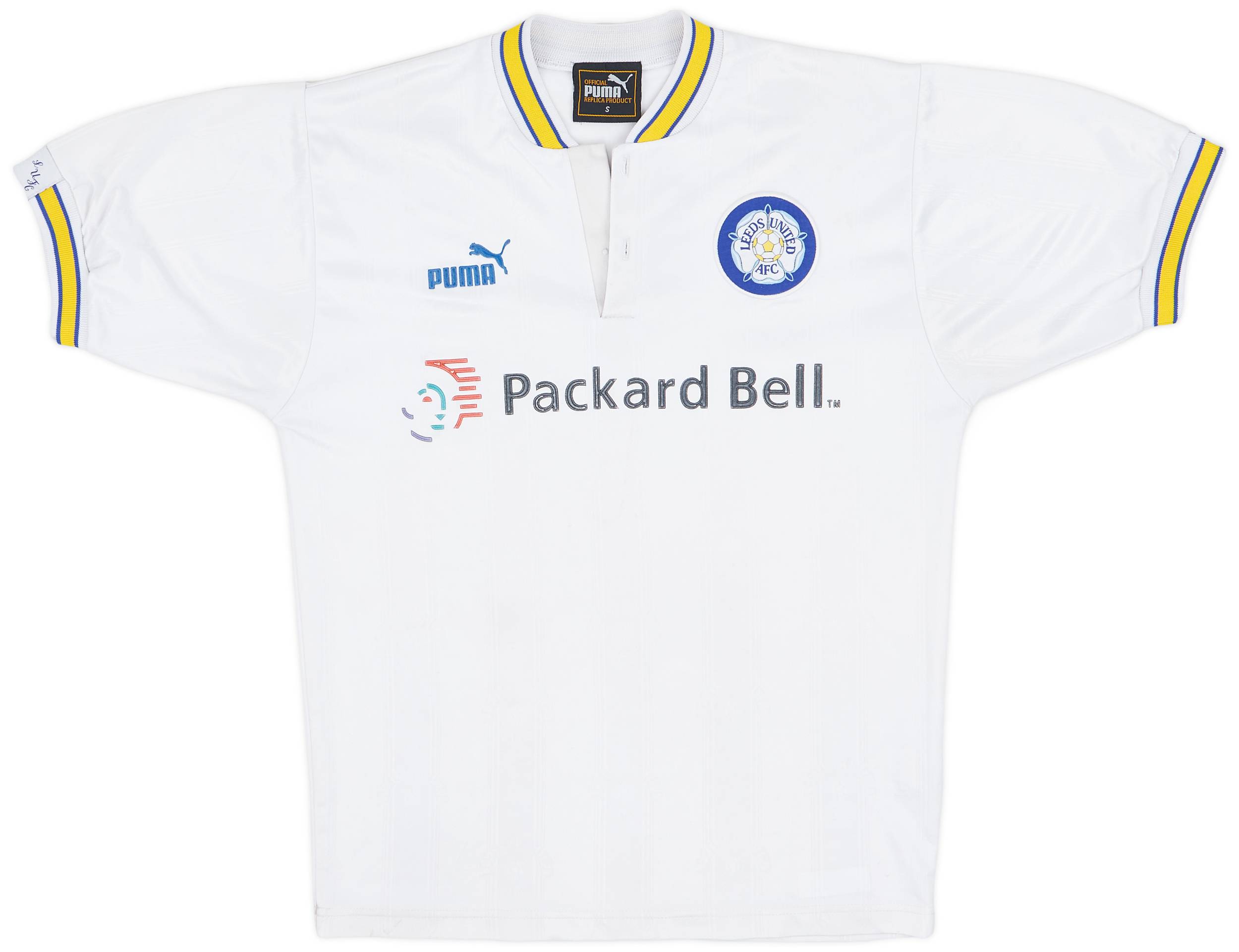 1996-98 Leeds United Home Shirt - 4/10 - (S)