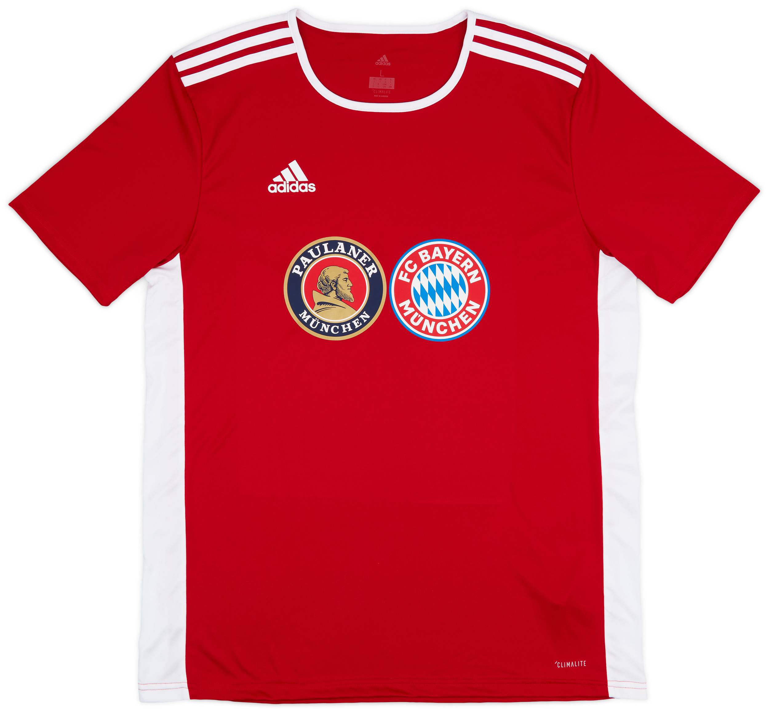 2018-19 Bayern Munich 'Paulaner' adidas Training Shirt - 9/10 - (L)