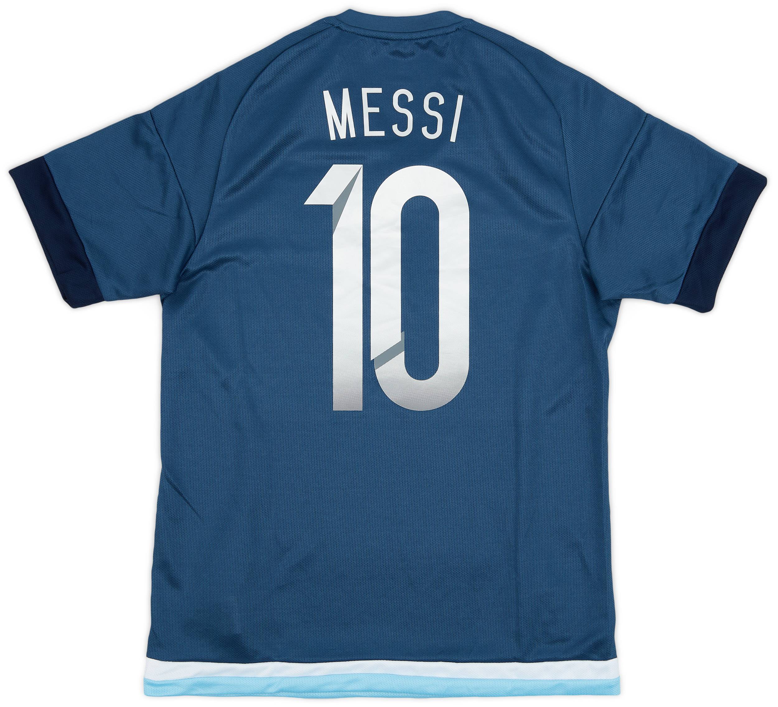 2015-16 Argentina Away Shirt Messi #10 - 9/10 - (S)