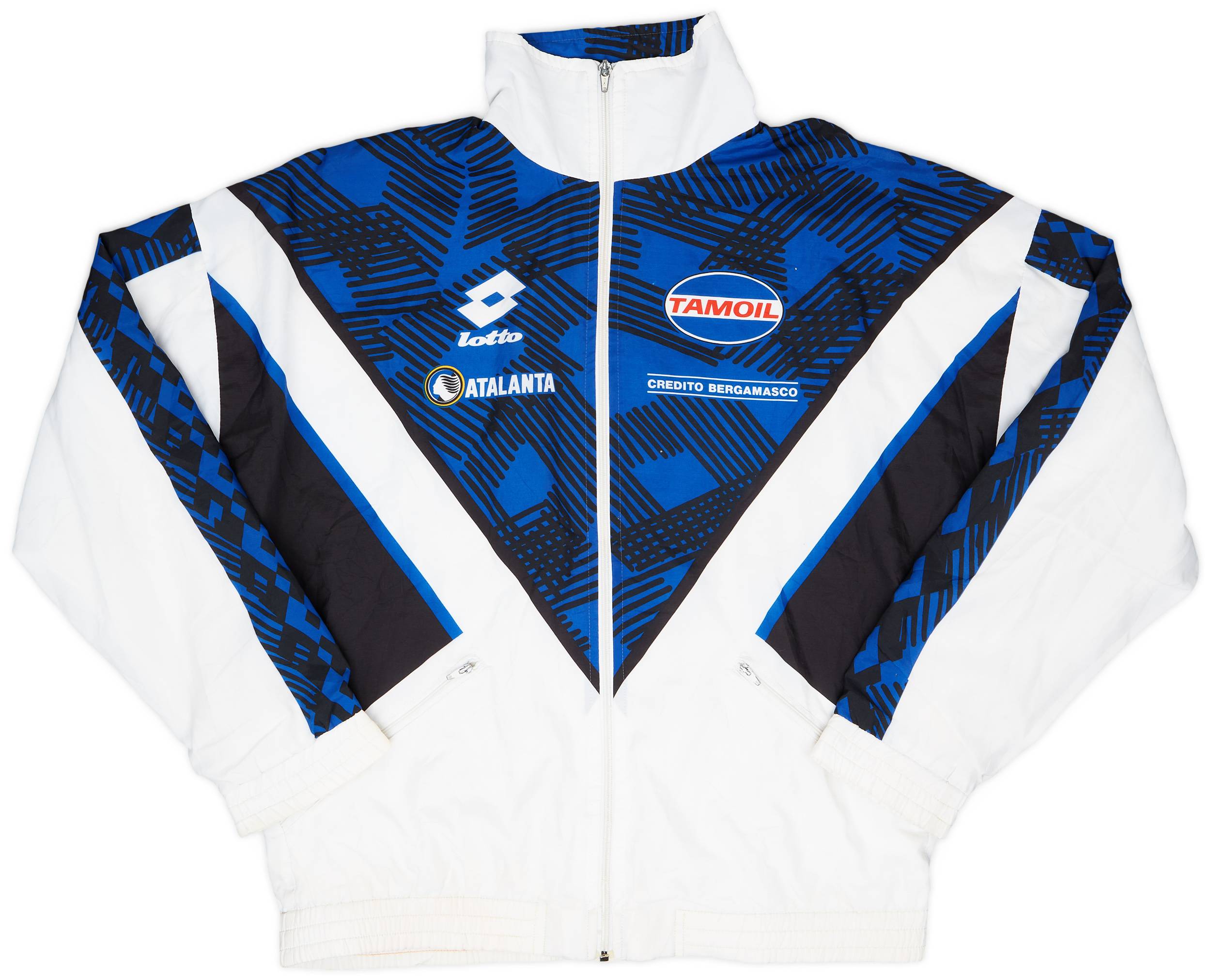 1991-93 Atalanta Player Issue Lotto Track Jacket - 8/10 - (L)