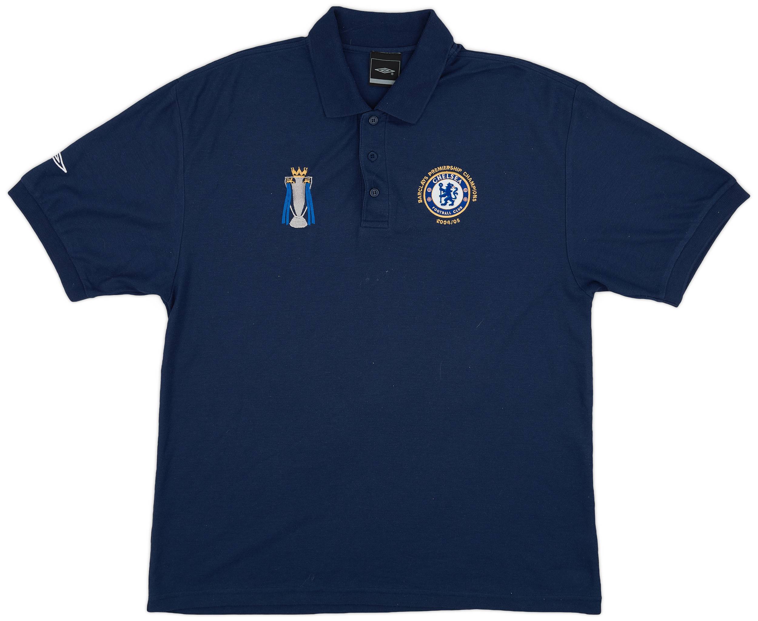 2004-05 Chelsea 'Barclays Premiership Champions' Umbro Polo Shirt - 7/10 - (L)