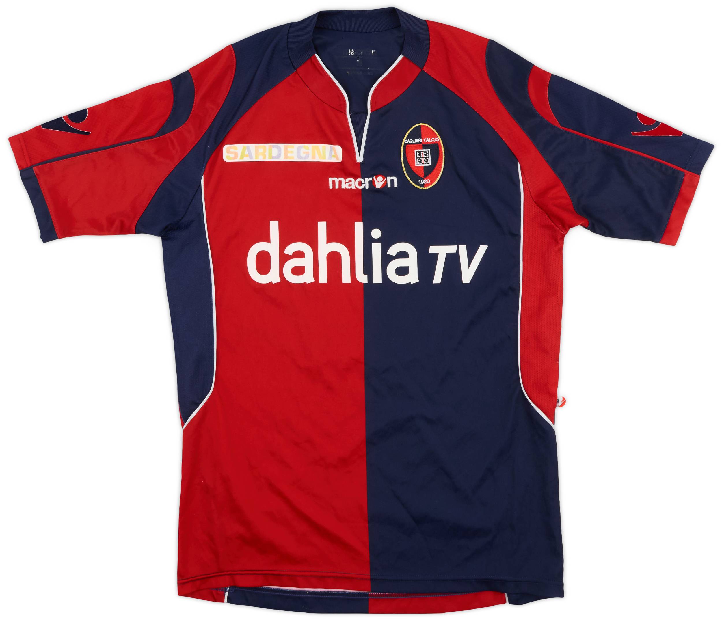 2009-10 Cagliari Home Shirt #2 - 7/10 - (S)