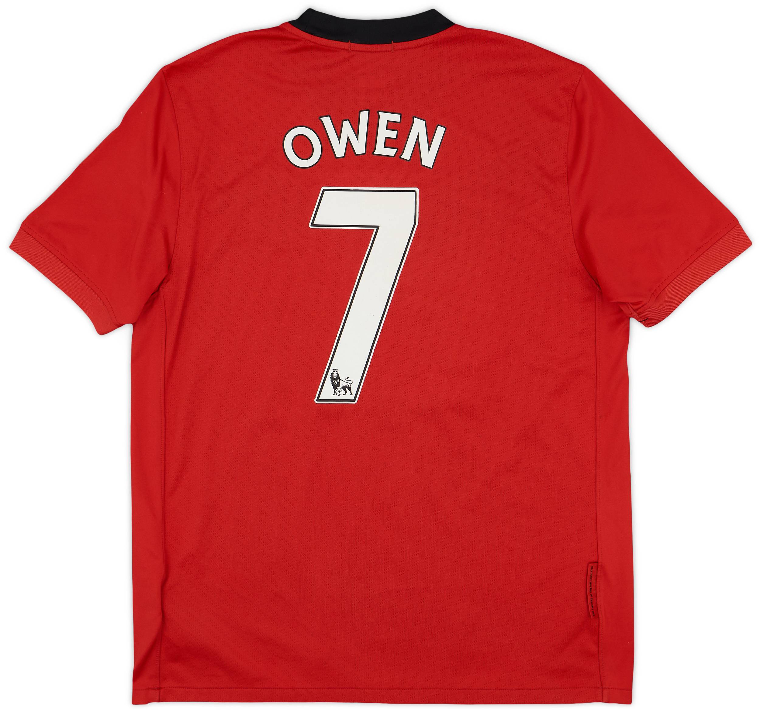 2009-10 Manchester United Home Shirt Owen #7 - 8/10 - (M)