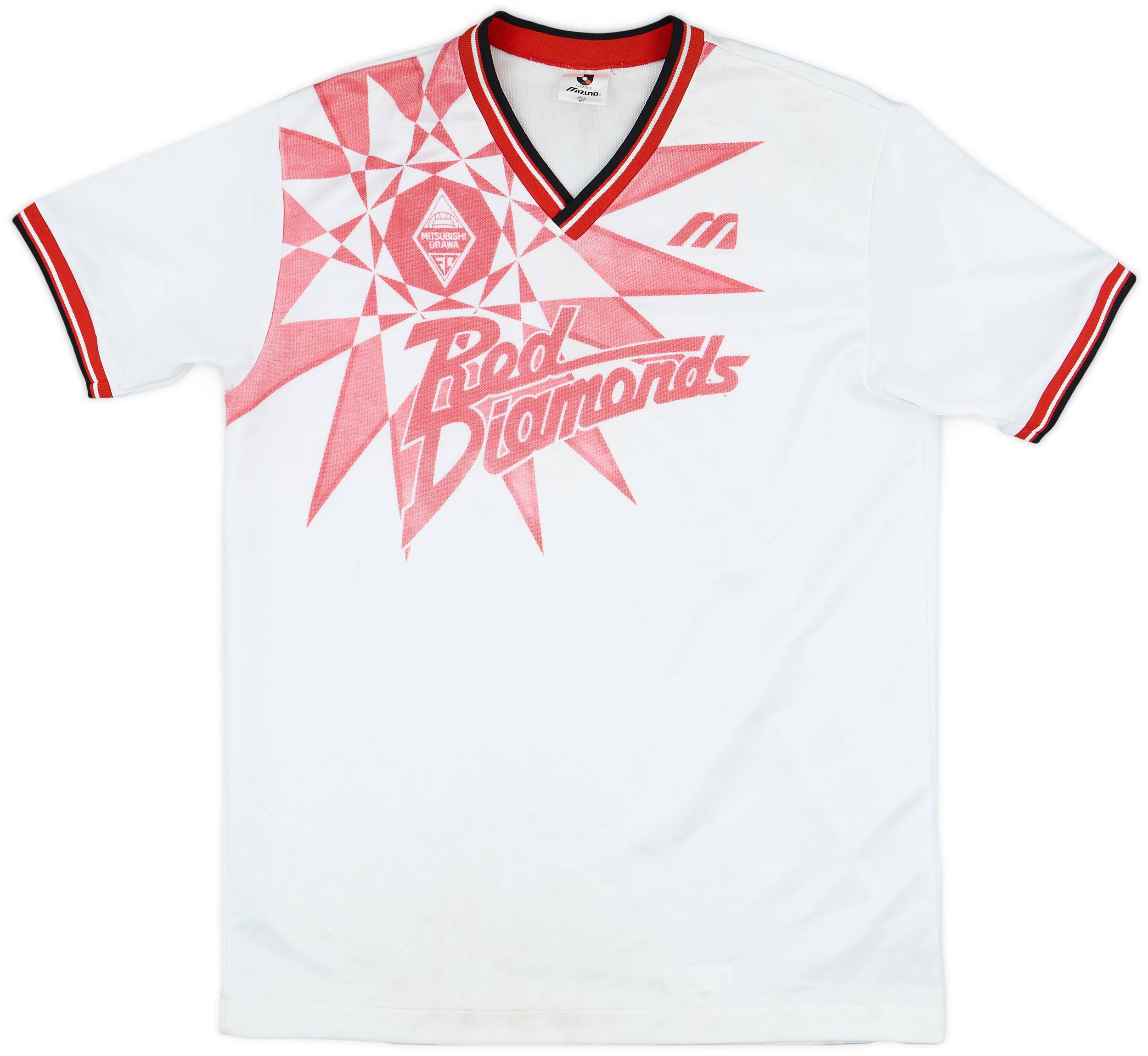 トップ Shirt Training Mizuno Diamonds Red Urawa 1993-95 - (XL) - 6/10 ウェア