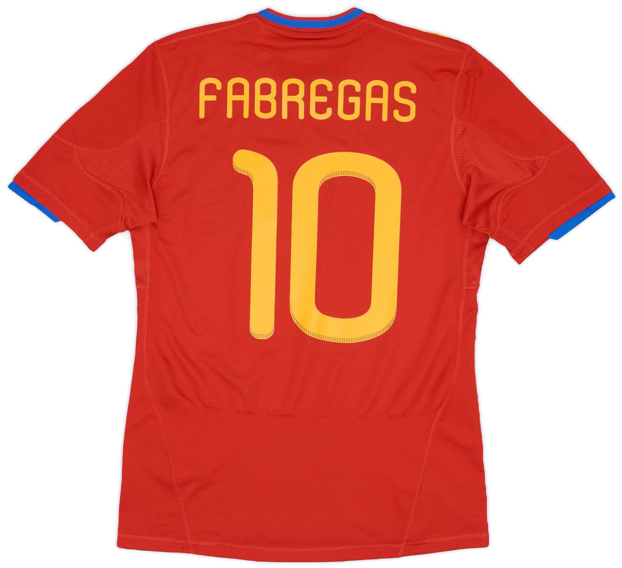 2009-10 Spain Home Shirt Fabregas #10 - 7/10 - (S)