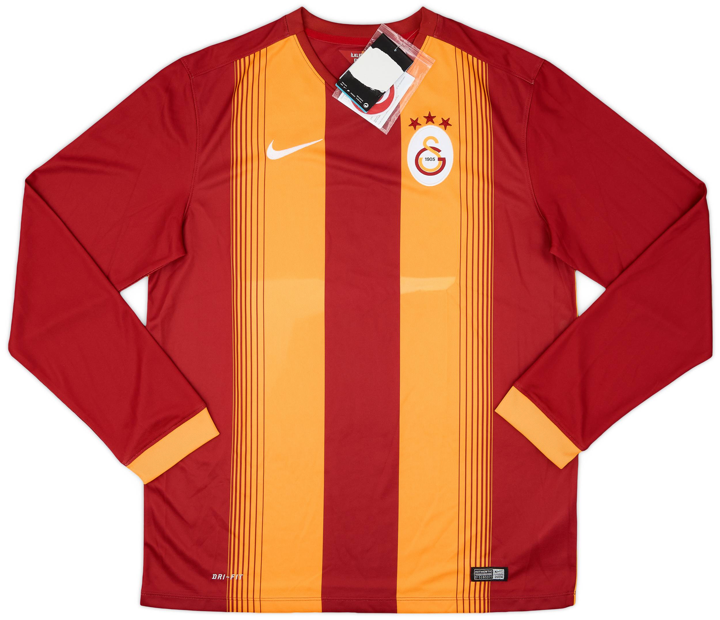 2014-15 Galatasaray Home L/S Shirt (L)