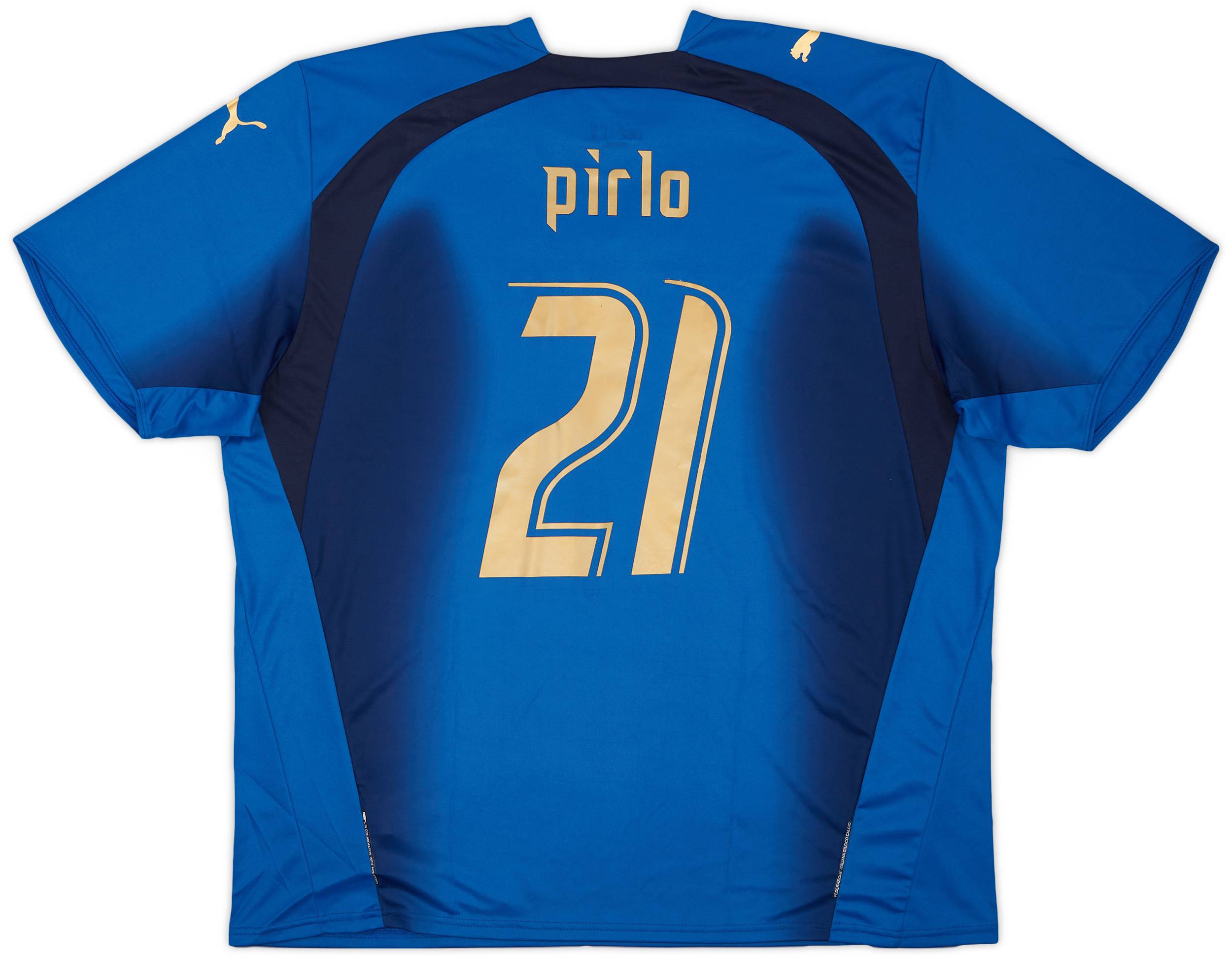 2006 Italy Home Shirt Pirlo #21 (XXL)
