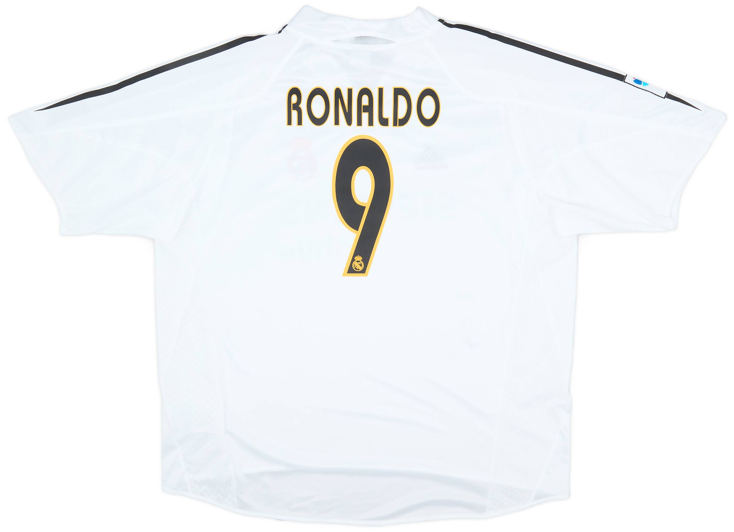 2004-05 Real Madrid Home Shirt Ronaldo #9 (XXL)