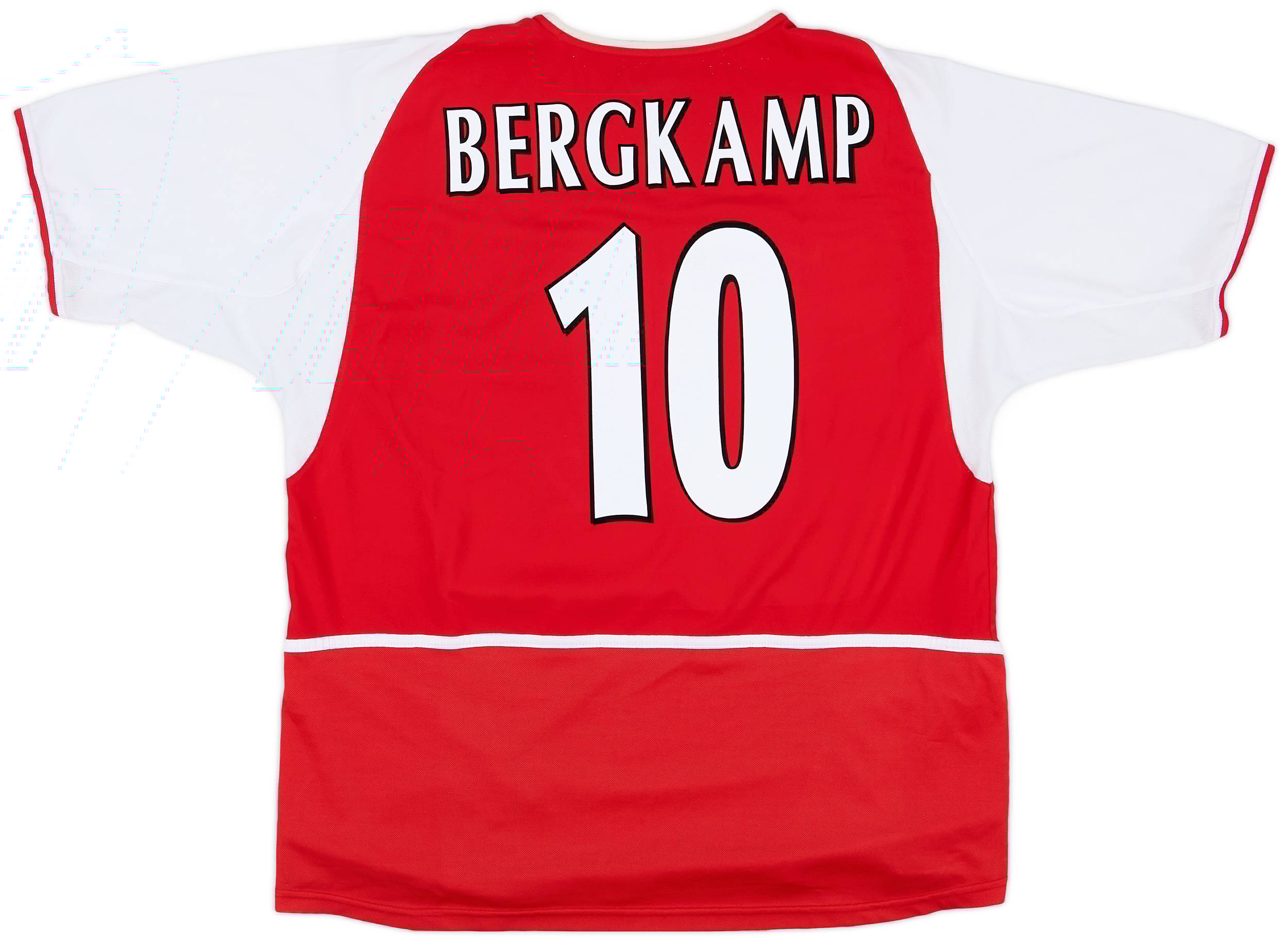 2002-04 Arsenal Home Shirt Bergkamp #10 - 8/10 - (3XL)