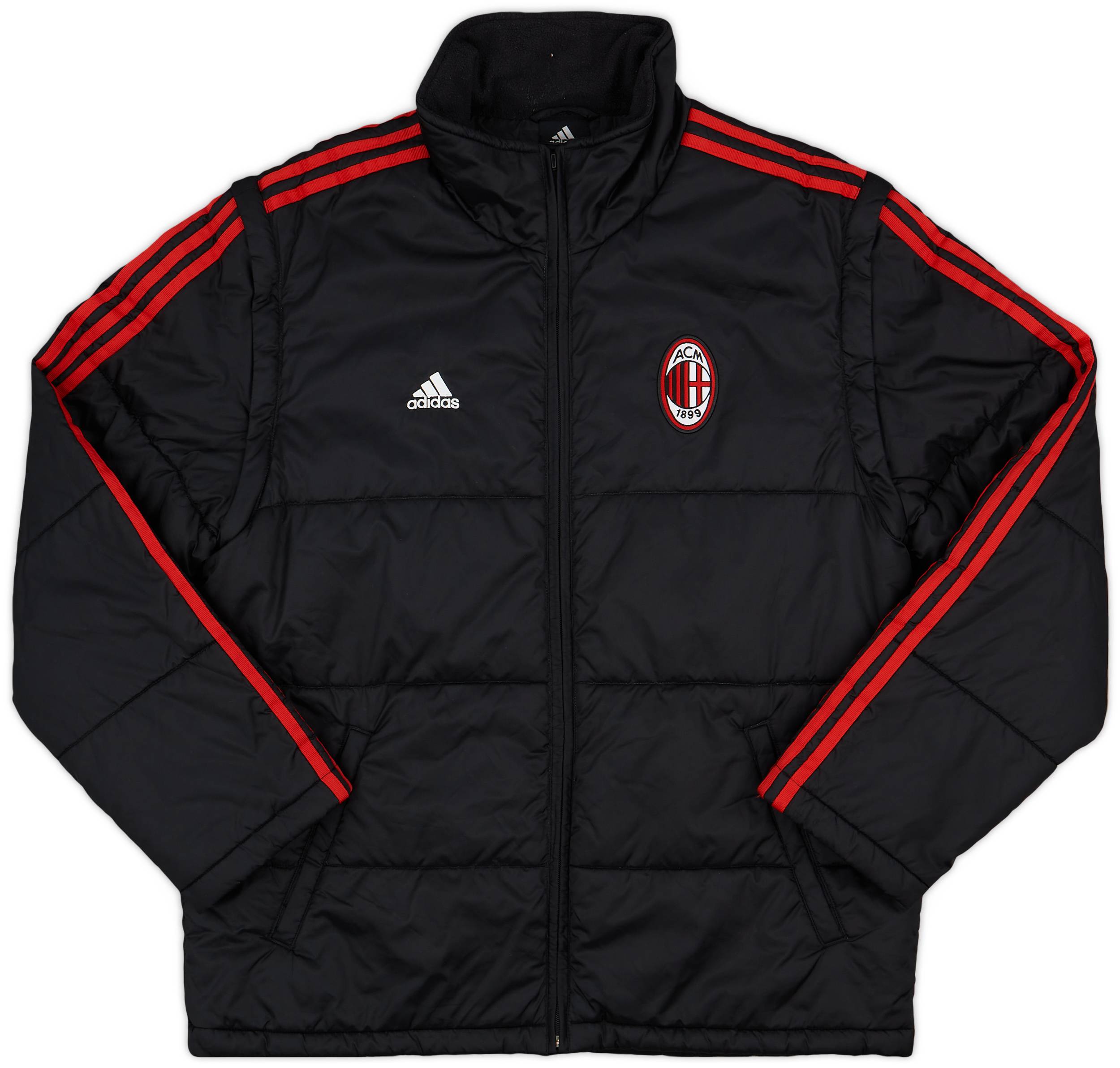 2007-08 AC Milan adidas Padded Bench Coat - 8/10 - (M)