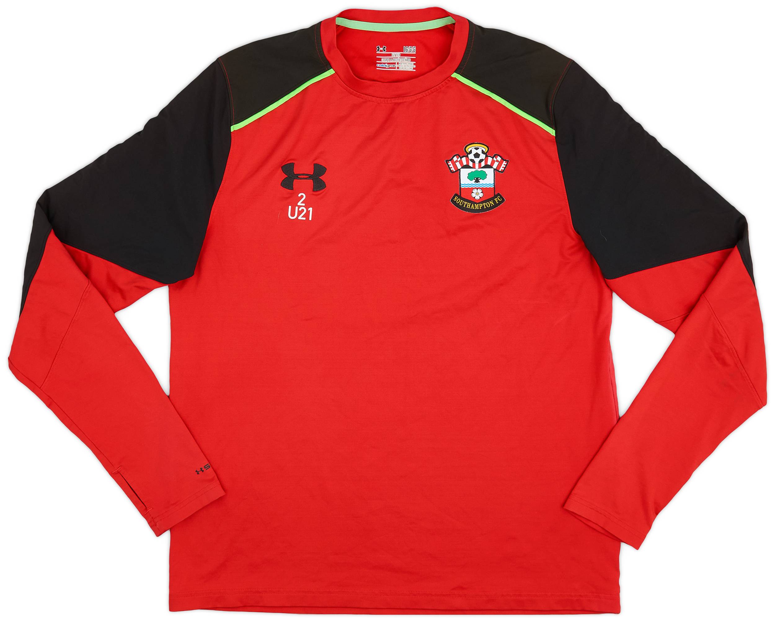 2016-17 Southampton U21's Player Issue Under Armour Training L/S Shirt - 8/10 - (L)