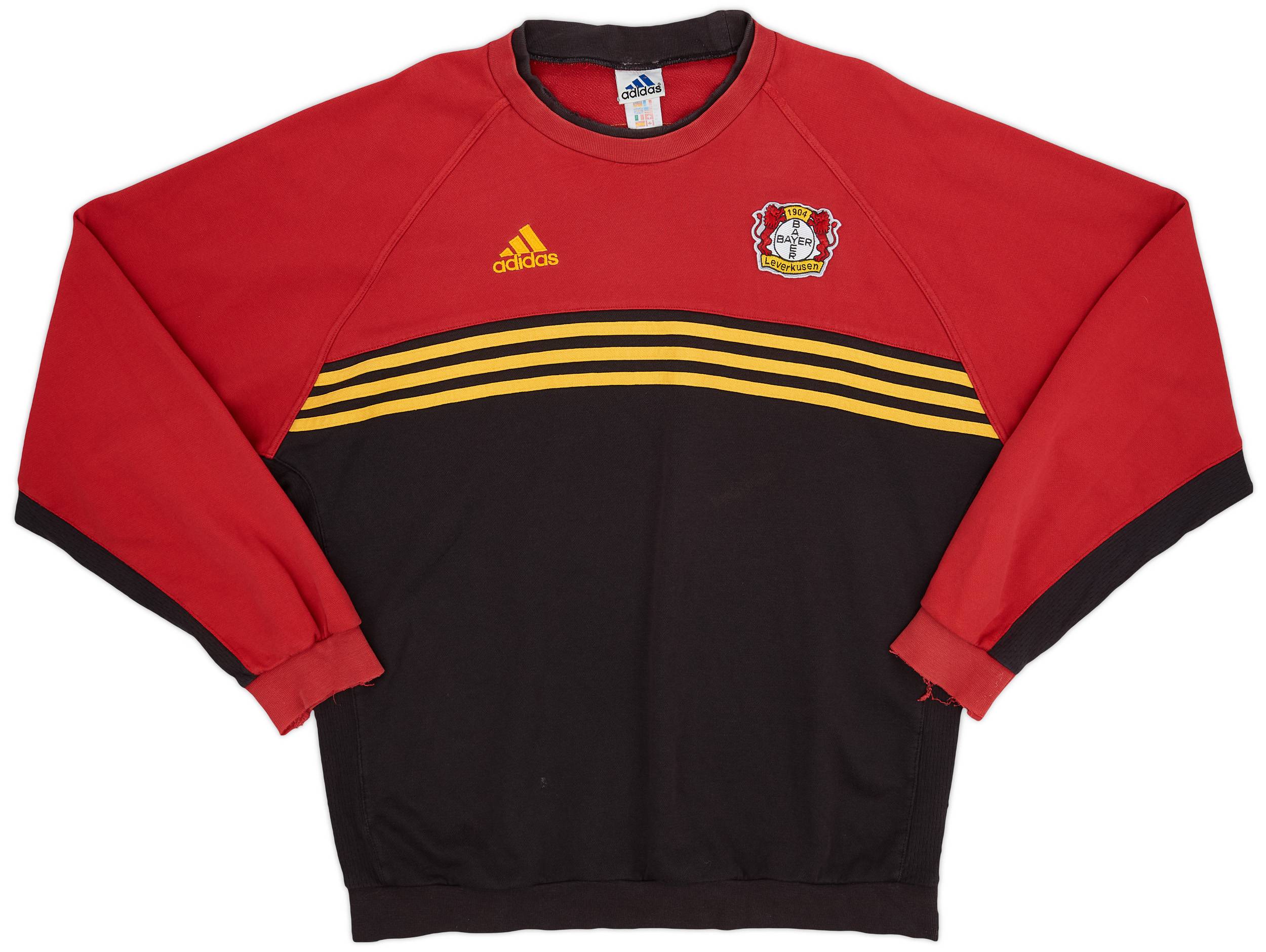 1998-99 Bayer Leverkusen adidas Sweat Top - 7/10 - (XXL)