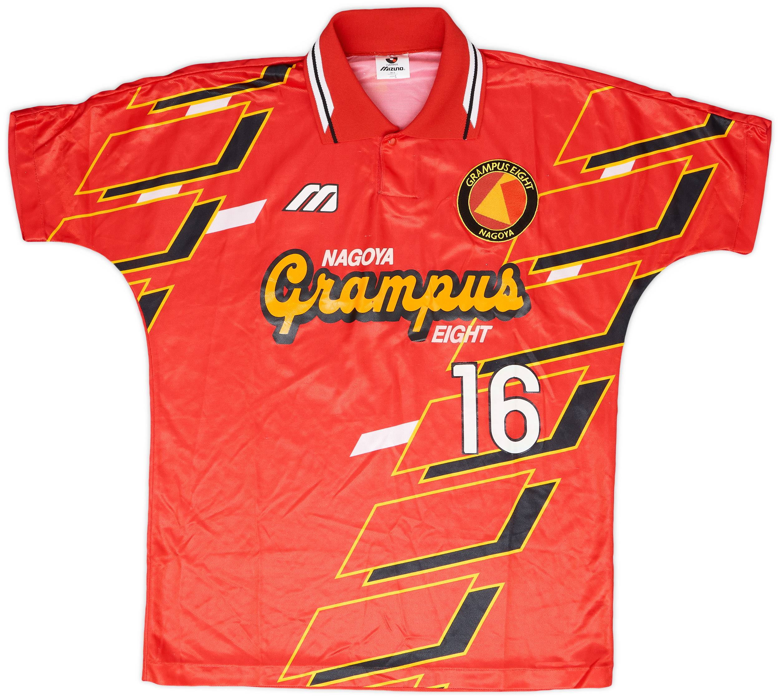 応援グッズ Nagoya Grampus Eight 1998 10 Stojkovic 1994-96 Nagoya Grampus Eight Player Issue Home Shirt #16