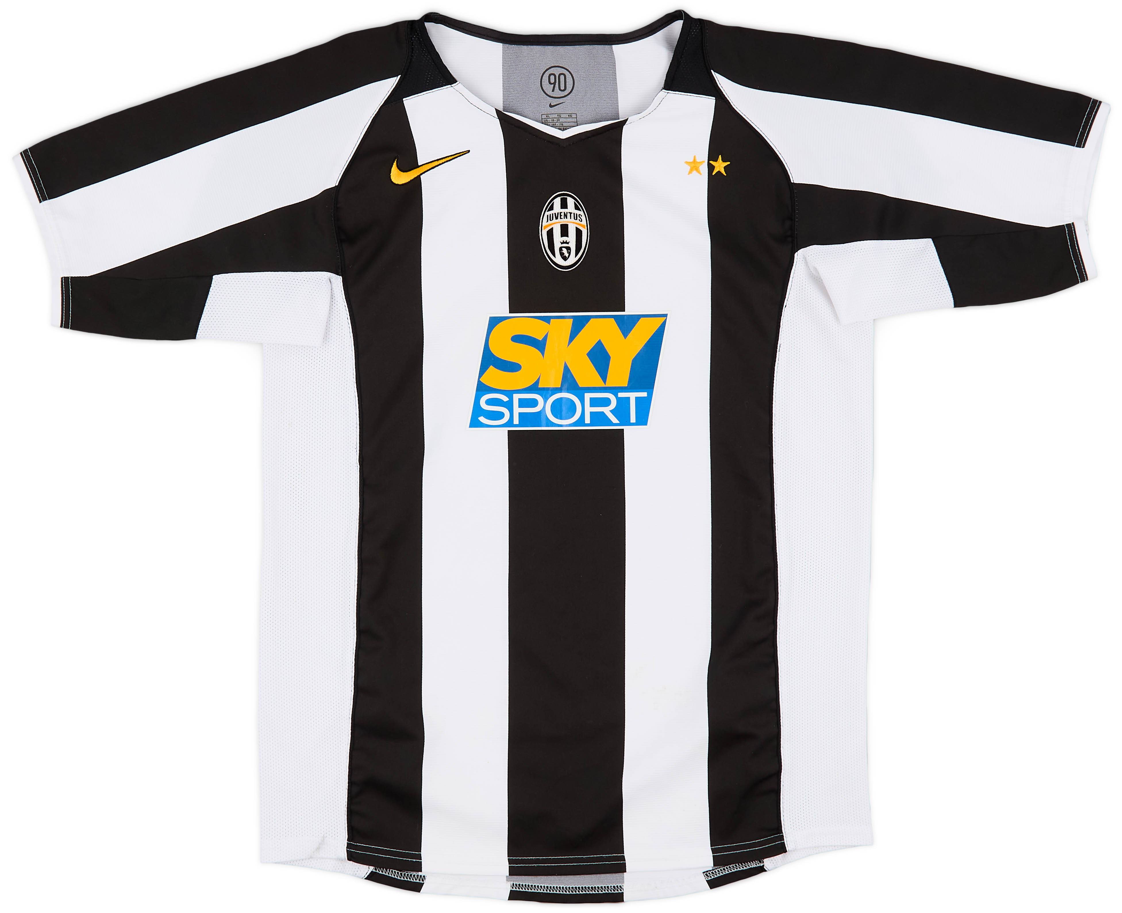 2004-05 Juventus Home Shirt - 7/10 - (XL.Boys)