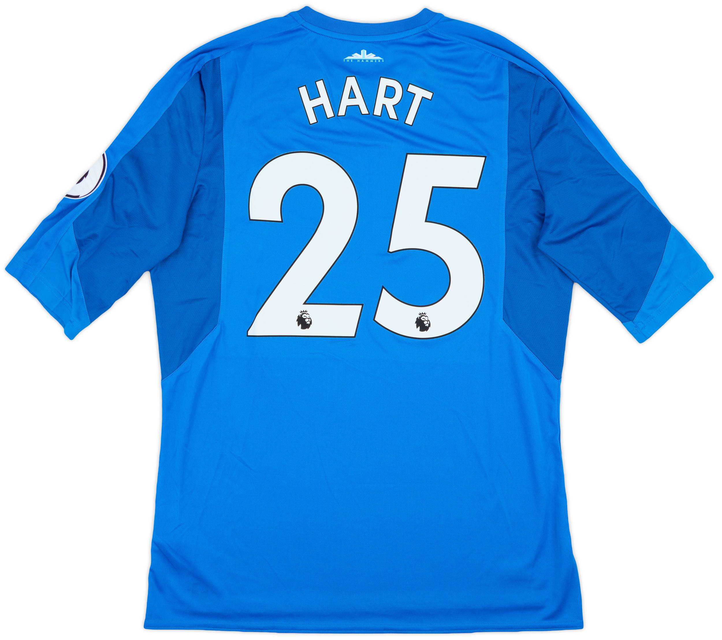 2017-18 West Ham Match Issue GK Shirt Hart #25