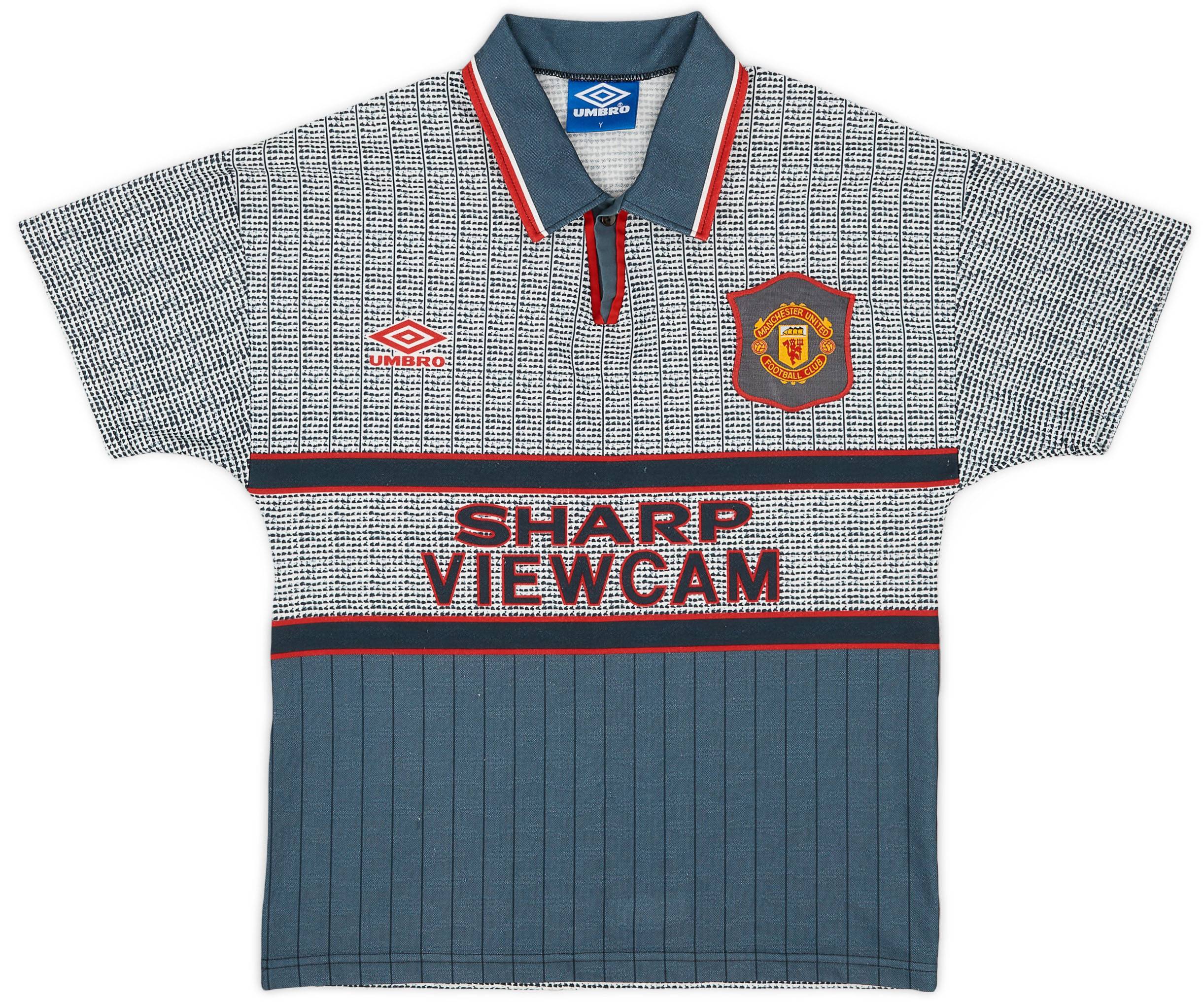 1995-96 Manchester United Away Shirt - 9/10 - (Y)