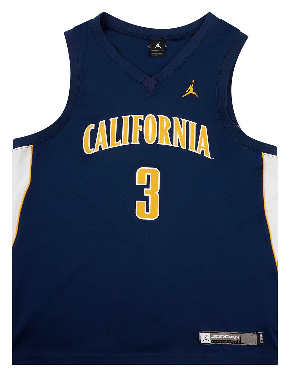 2009-10 California Golden Bears Randle #3 Jordan Jersey (Away) XL