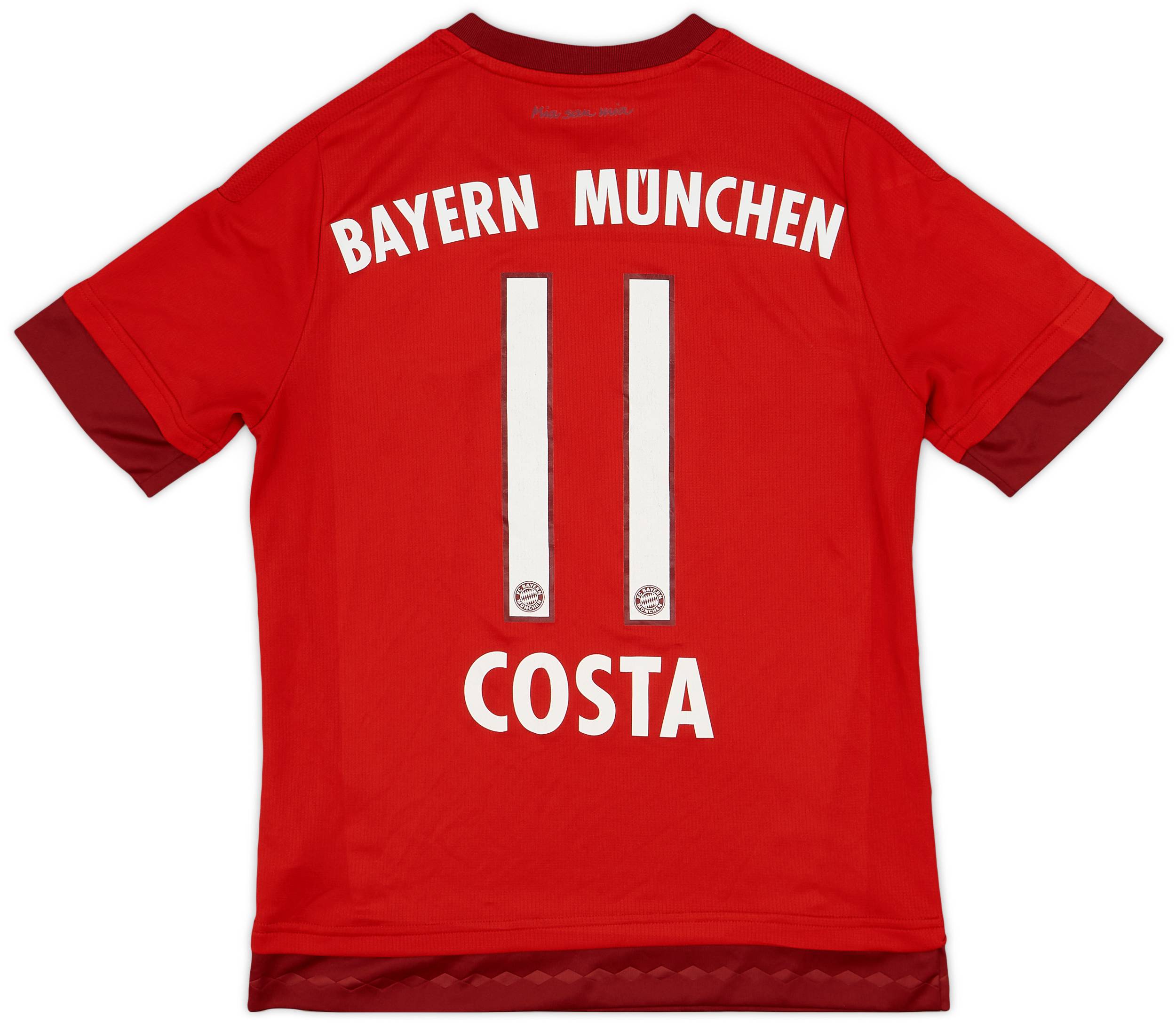 2015-16 Bayern Munich Home Shirt Costa #11 - 7/10 - (L.Boys)