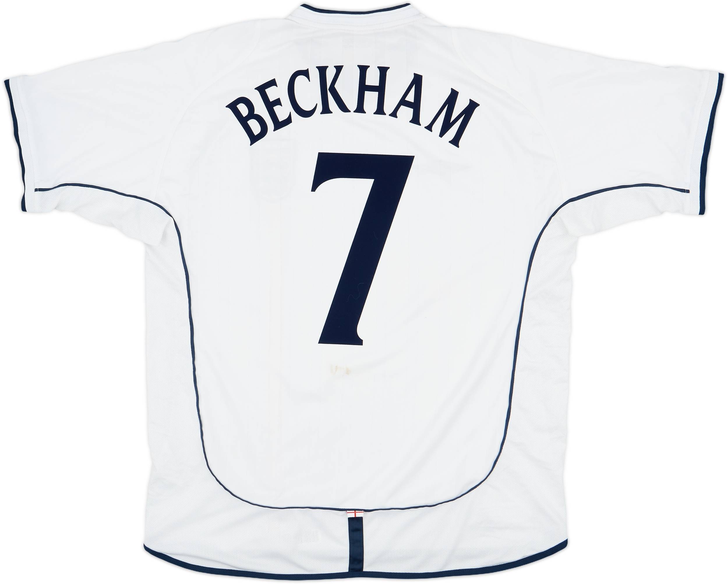 2024新作モデル Beckham Shirt Home England 2001-03 #7 (XL) - 5/10 - トップス