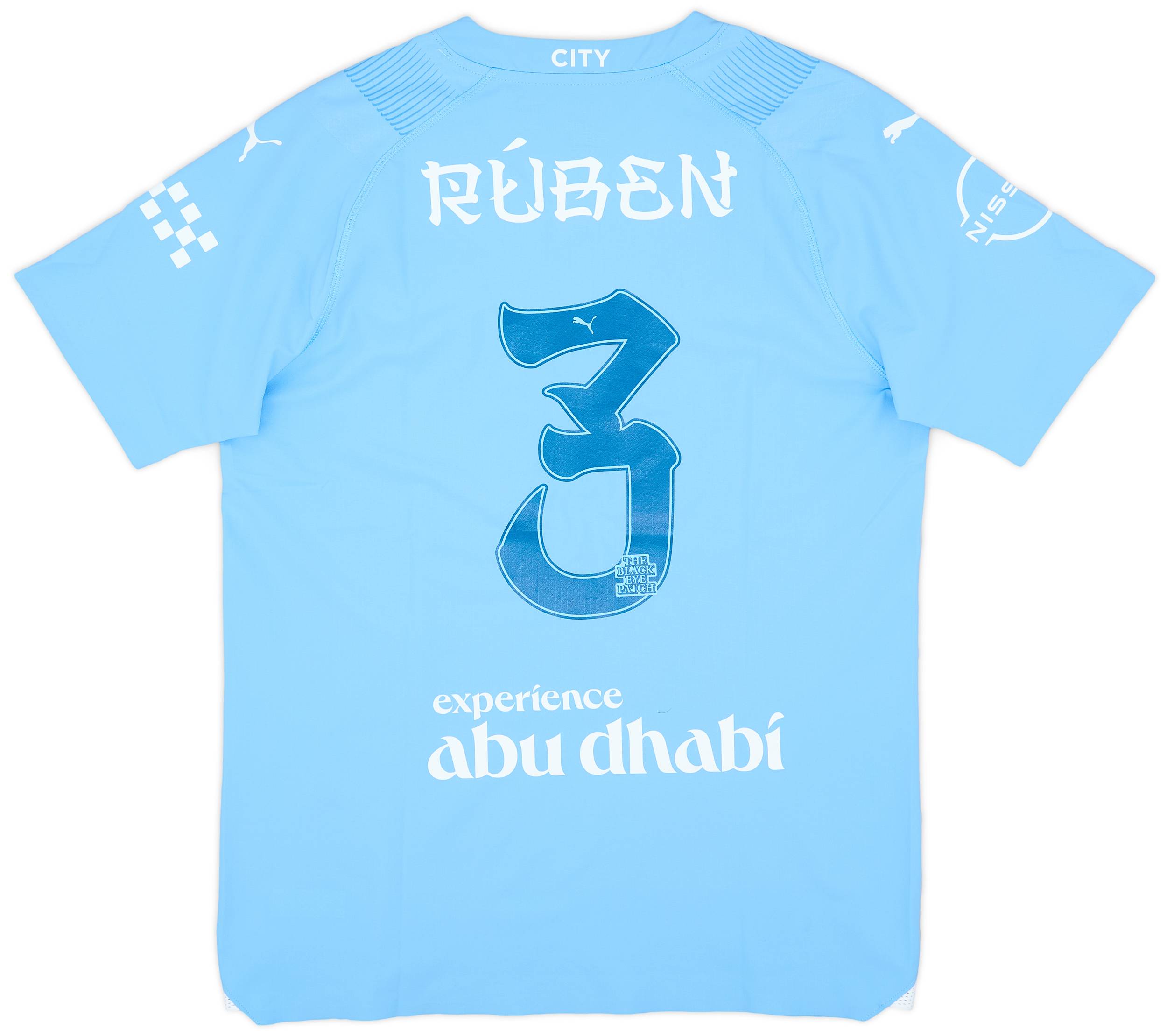 2023-24 Manchester City Match Issue Home Shirt Ruben #3