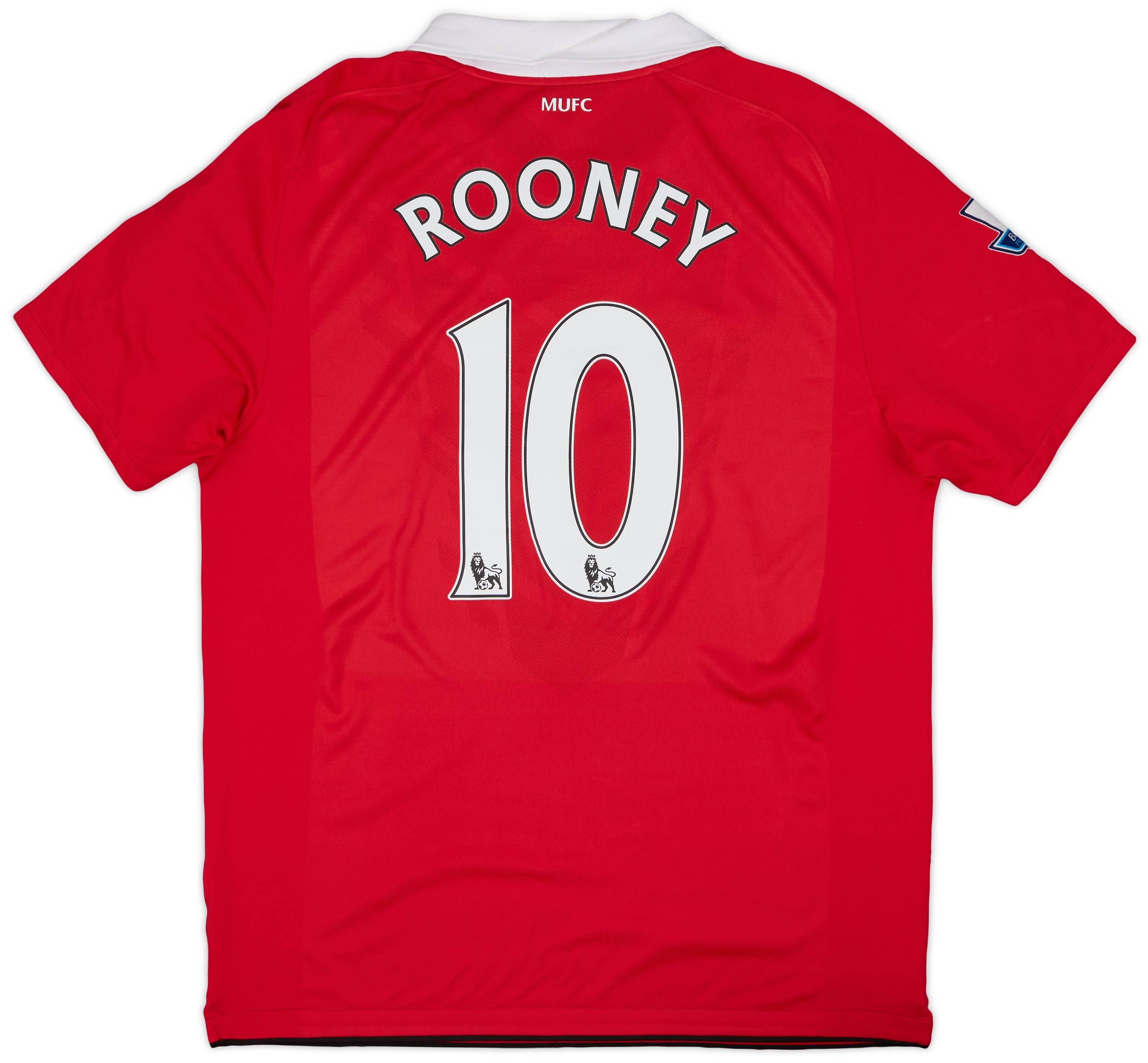 2010-11 Manchester United Home Shirt Rooney #10 - 7/10 - (L)