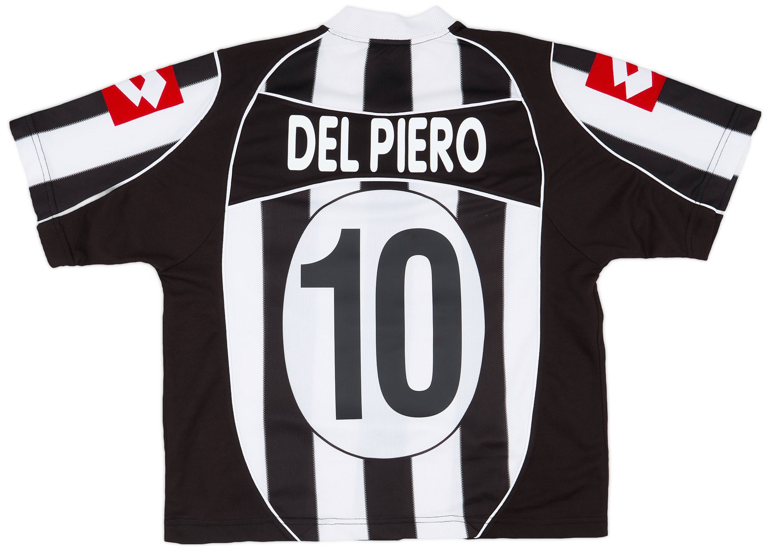 2002-03 Juventus Home Shirt Del Piero #10 - 8/10 - (L)