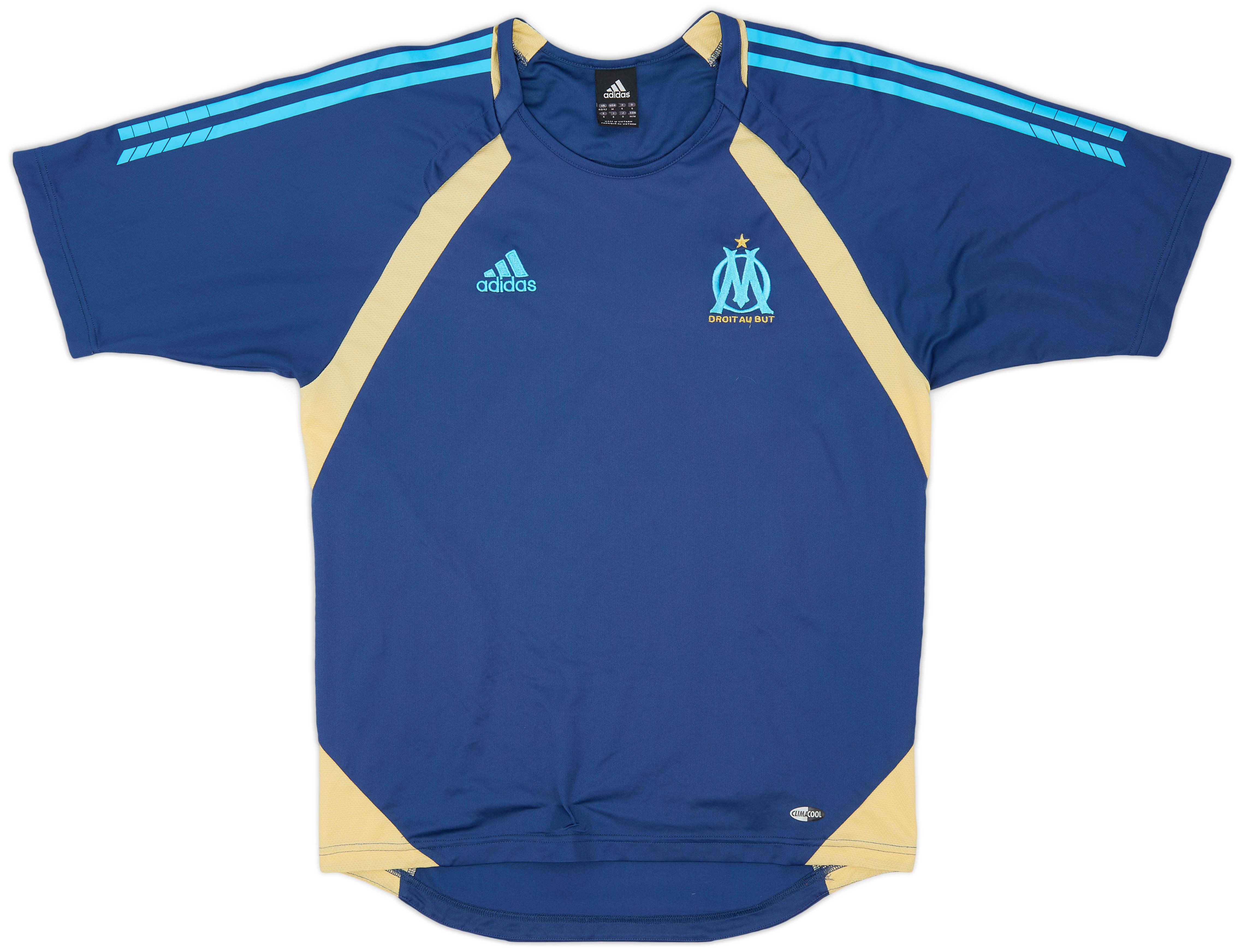 2005-06 Olympique Marseille adidas Training Shirt - 9/10 - (M)