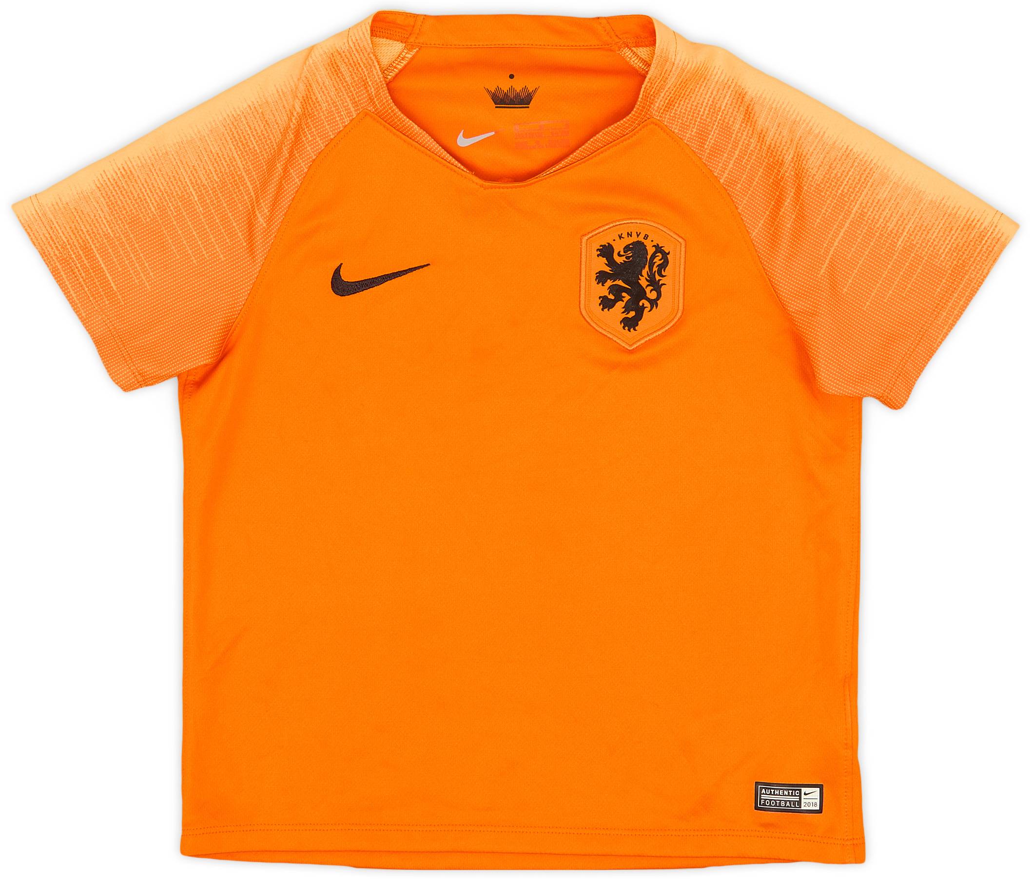 2018-19 Netherlands Home Shirt - 8/10 - (3-4 Years)