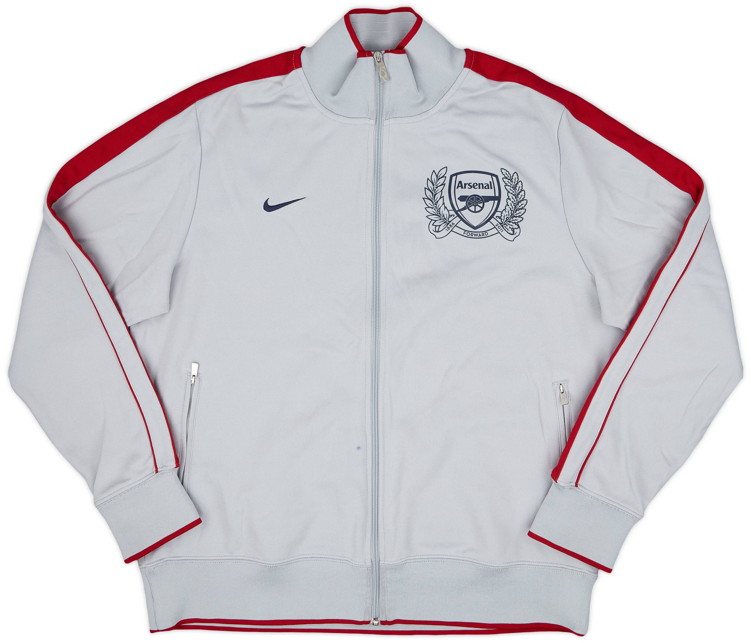 2011-12 Arsenal Nike N98 Track Jacket - 8/10 - (XL)