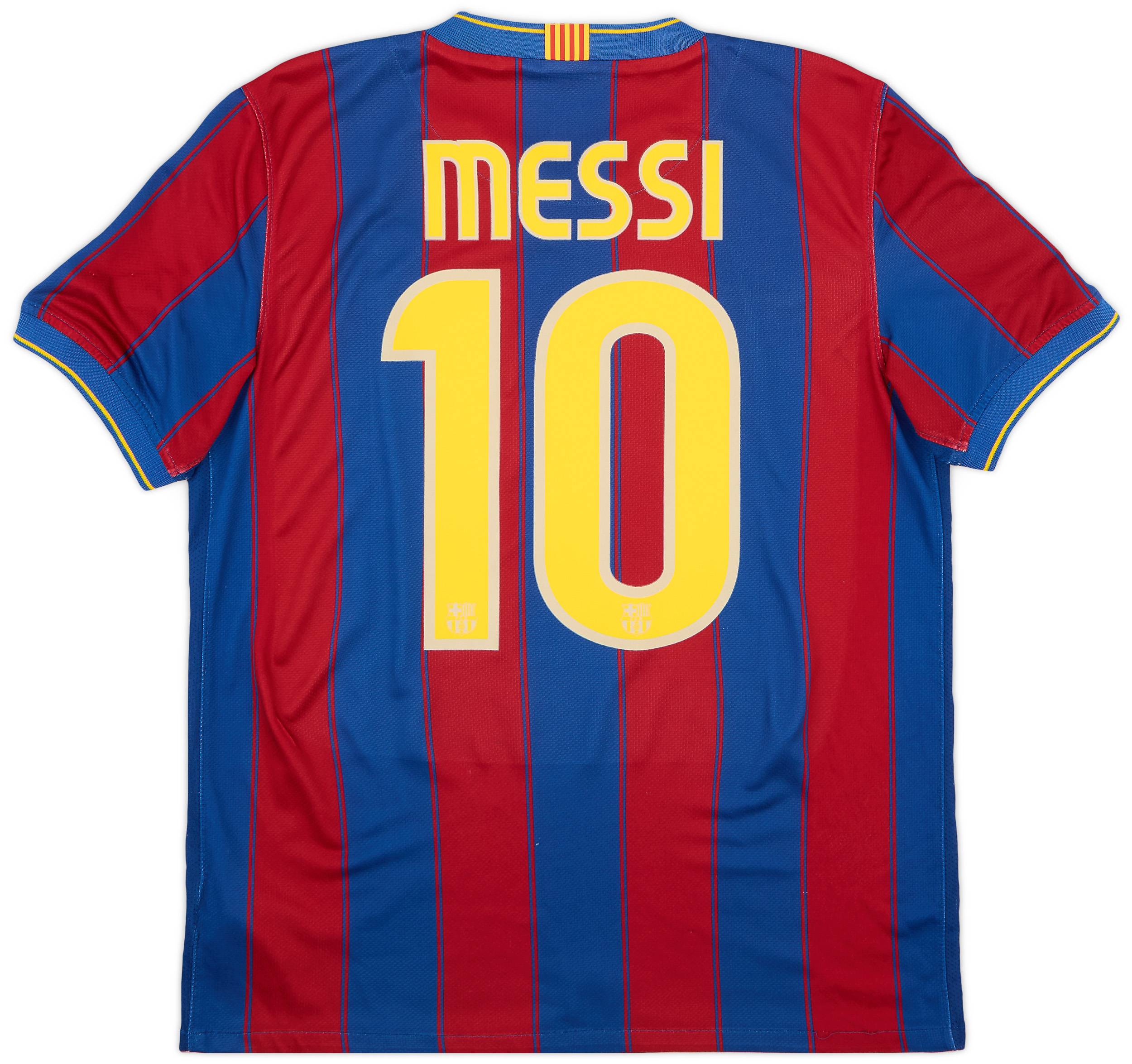 2009-10 Barcelona Home Shirt Messi #10 - 7/10 - (S)