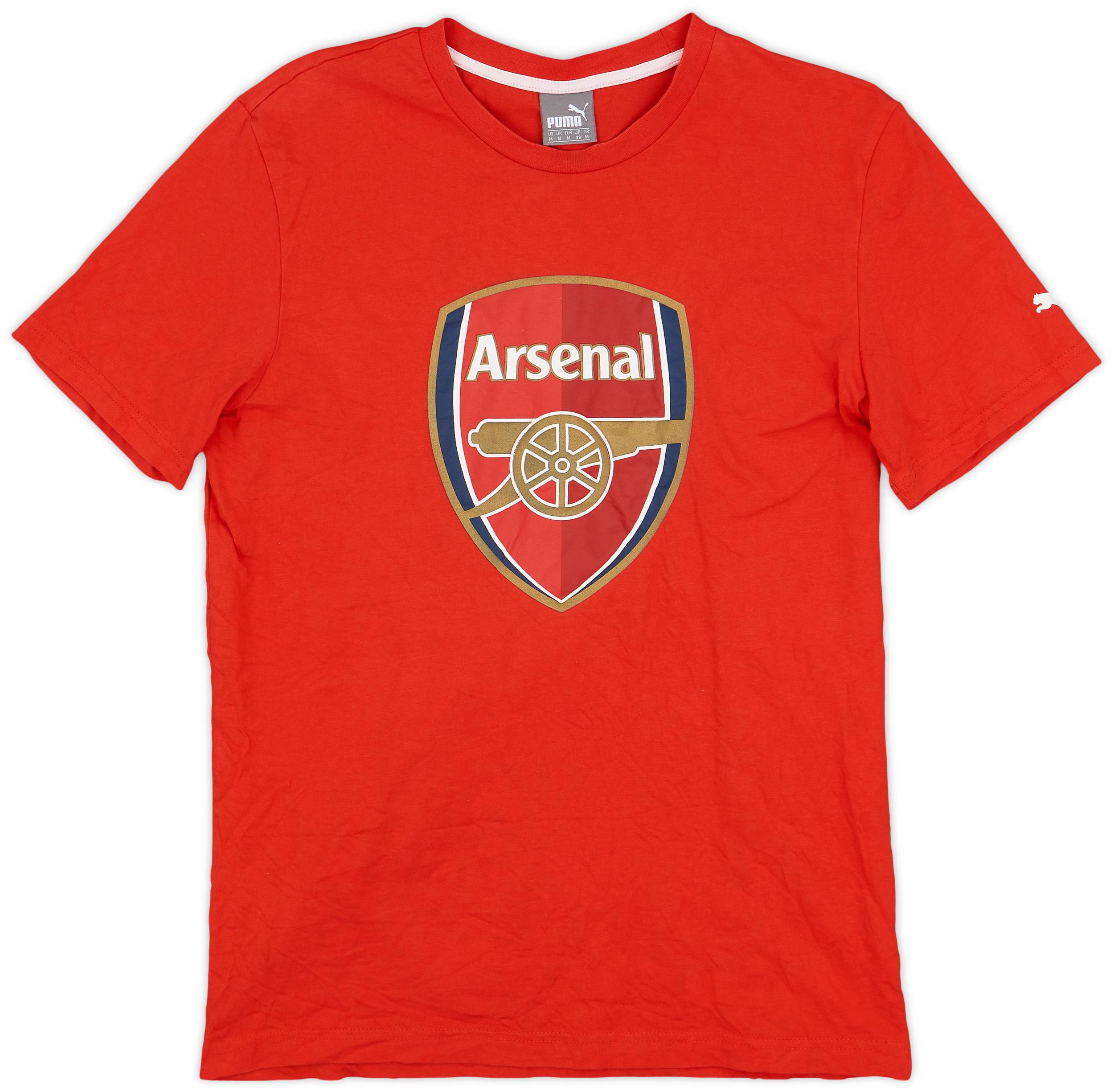 2015-16 Arsenal Puma Graphic Tee - 9/10 - (M)