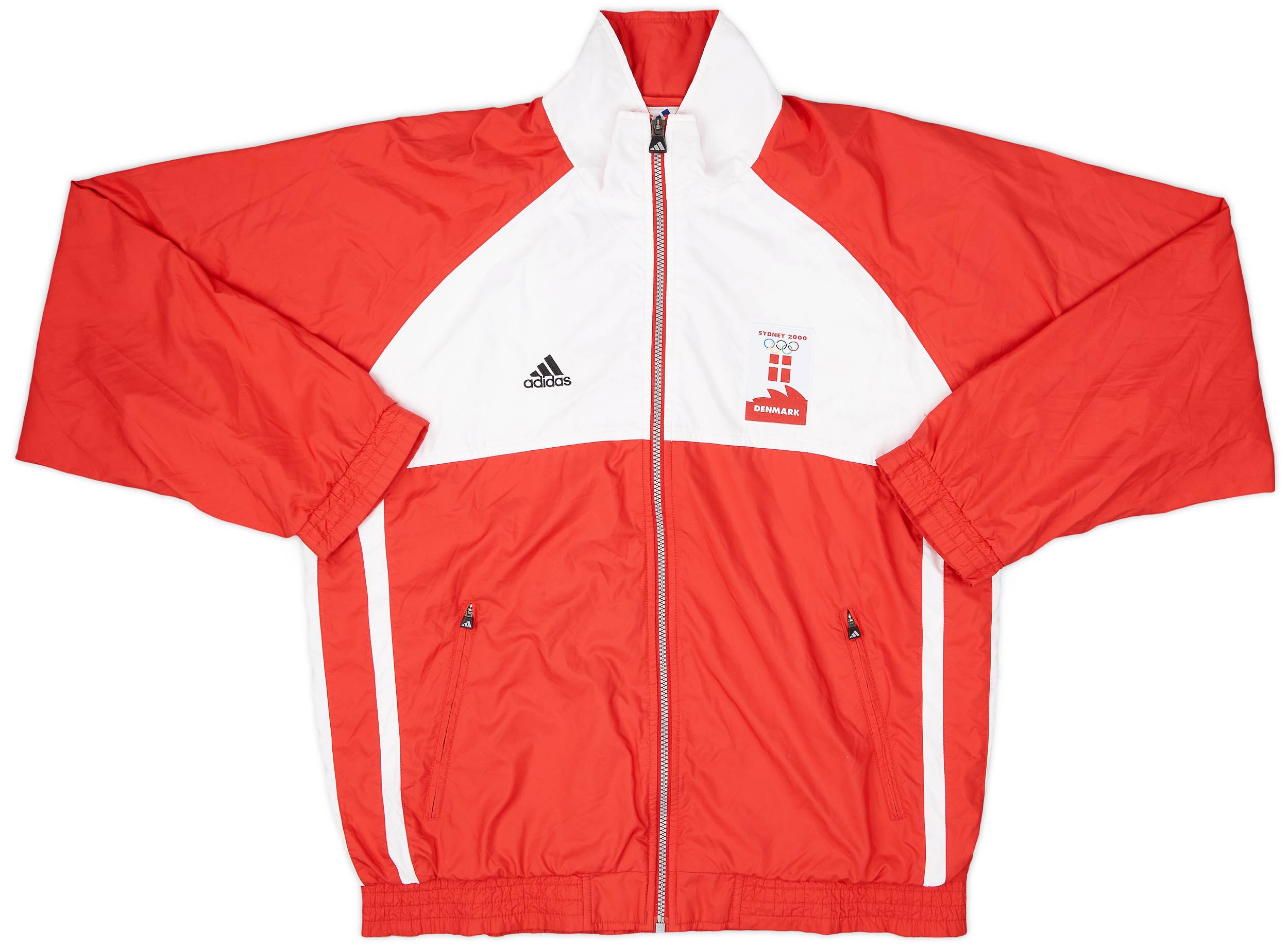 2000 Denmark Olympics adidas Track Jacket - 8/10 - (M)