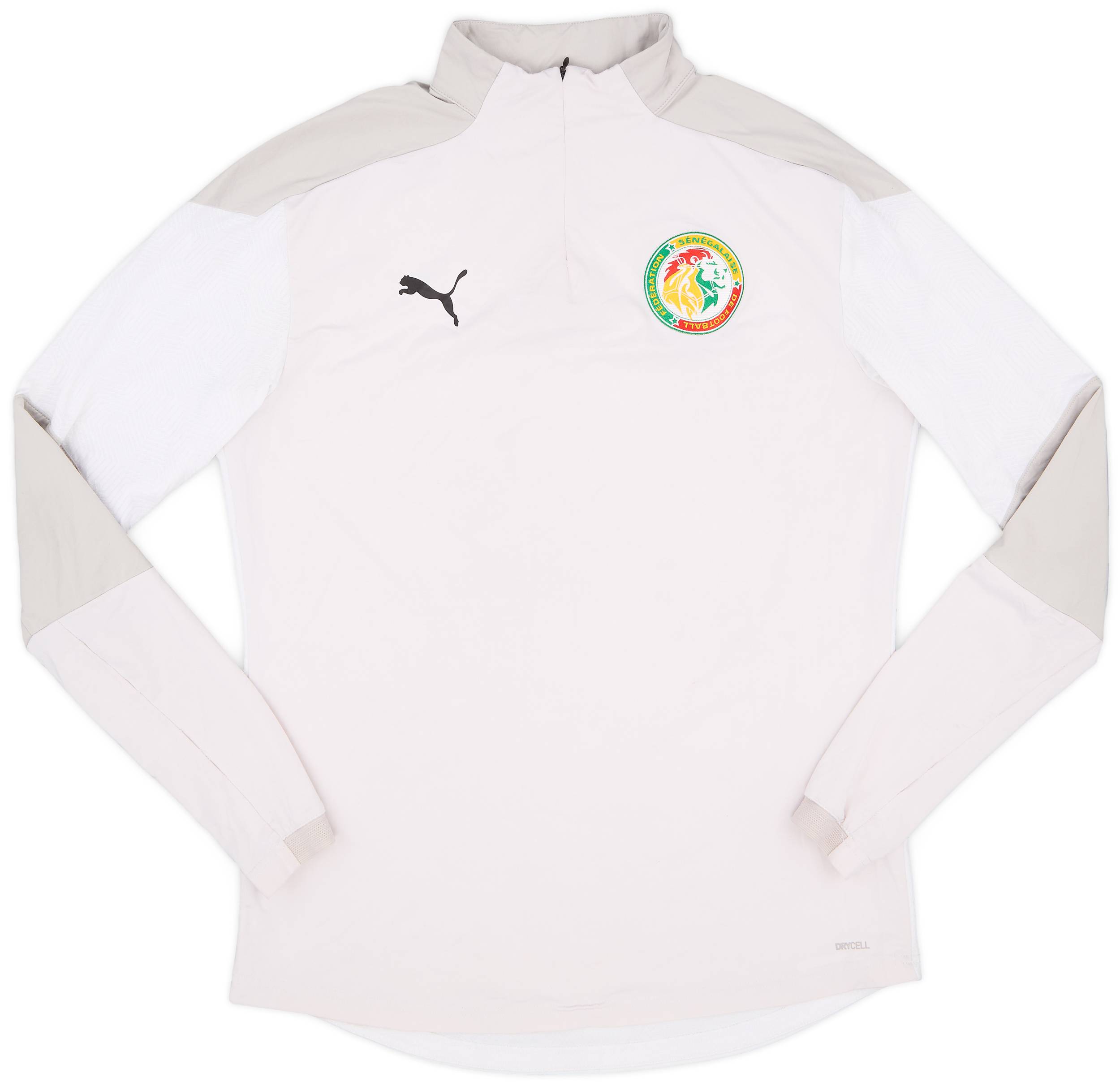 2020-21 Senegal Puma 1/4 Zip Training Top - 8/10 - (L)