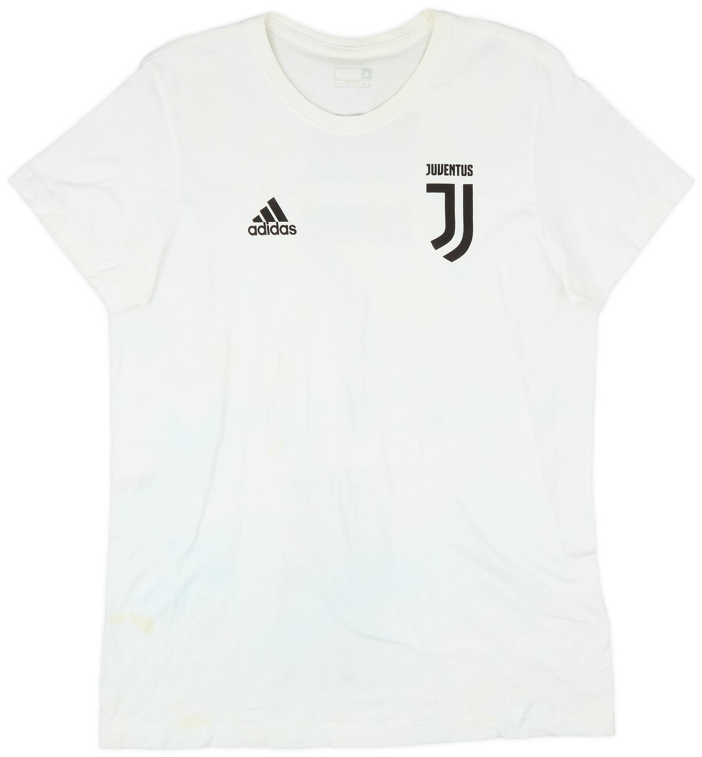 2018-2019 Juventus adidas Cotton Tee - 7/10 - (L)
