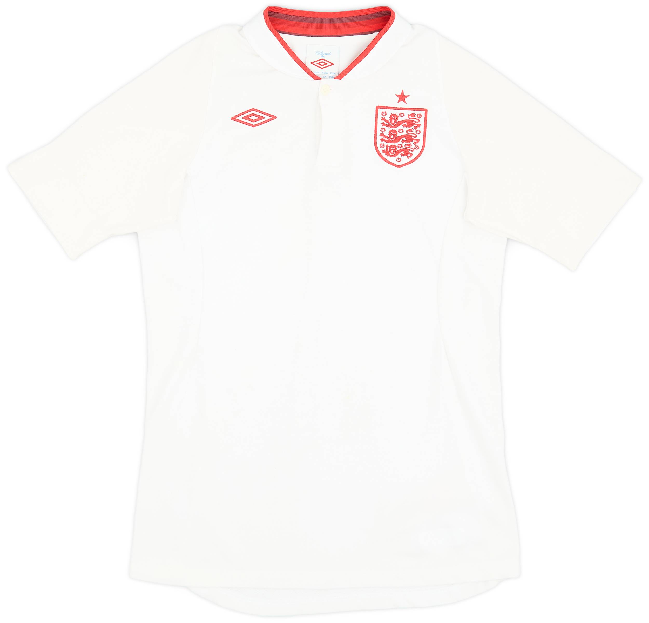 2012-13 England Home Shirt - 7/10 - (XL.Boys)