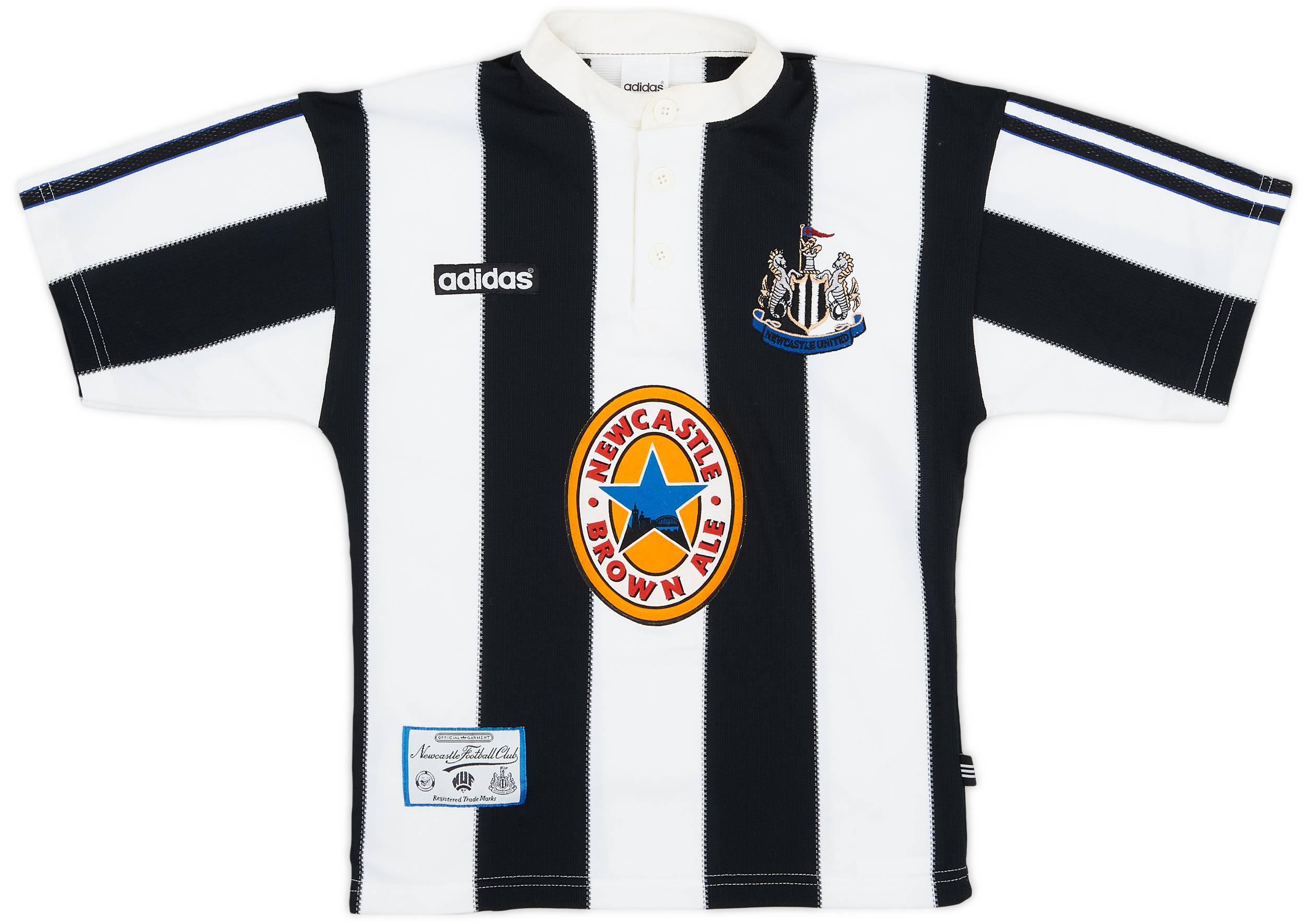 1995-97 Newcastle Home Shirt - 8/10 - (XL.Boys)
