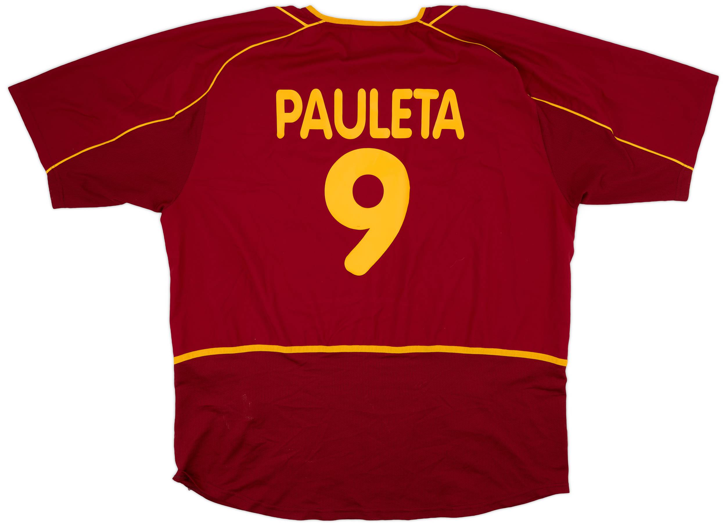 日本初の 2002-04 Portugal (XXL) - 7/10 - #9 Pauleta Shirt Home ウェア