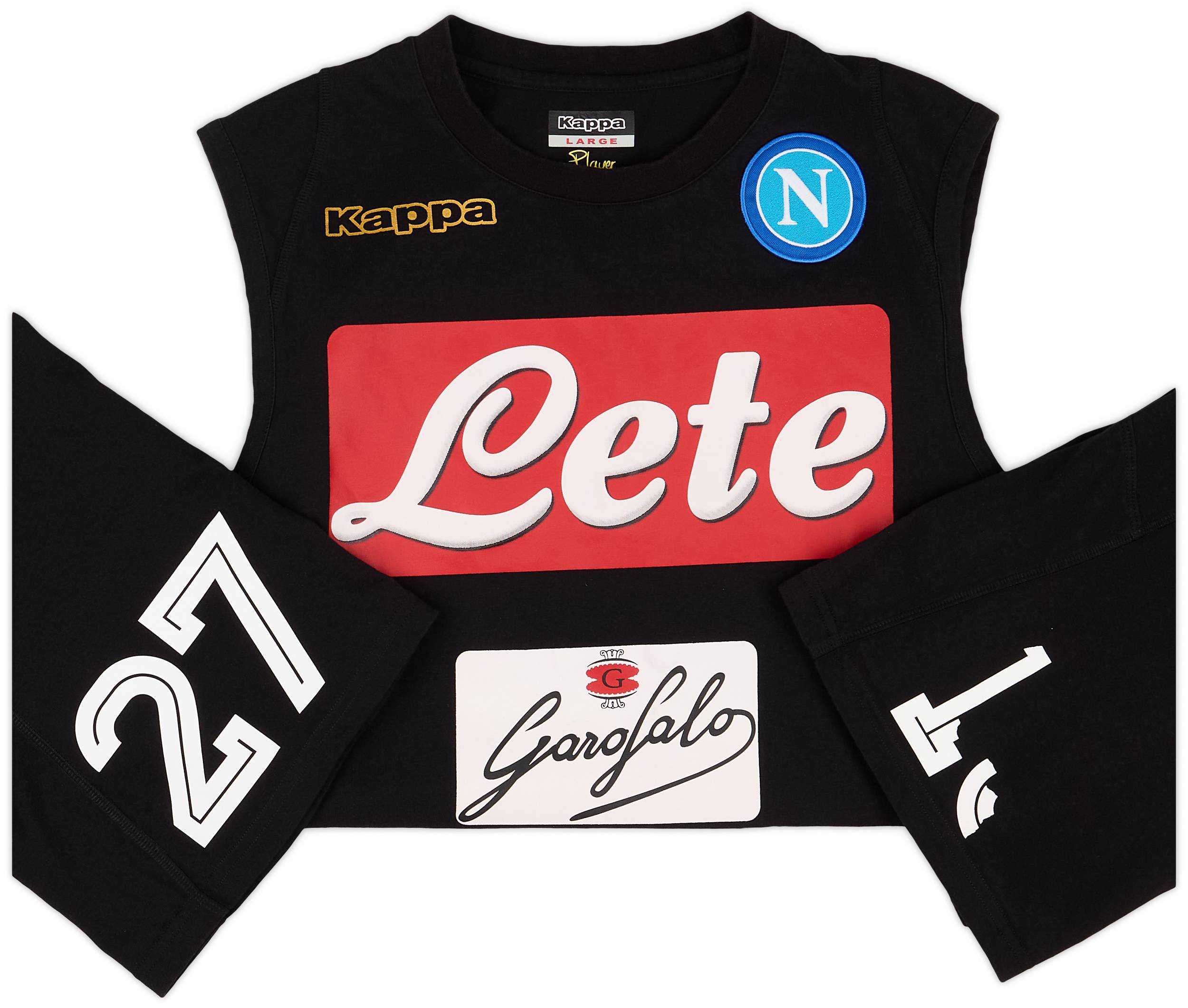 2016-17 Napoli Player Issue Training Vest # - 3/10