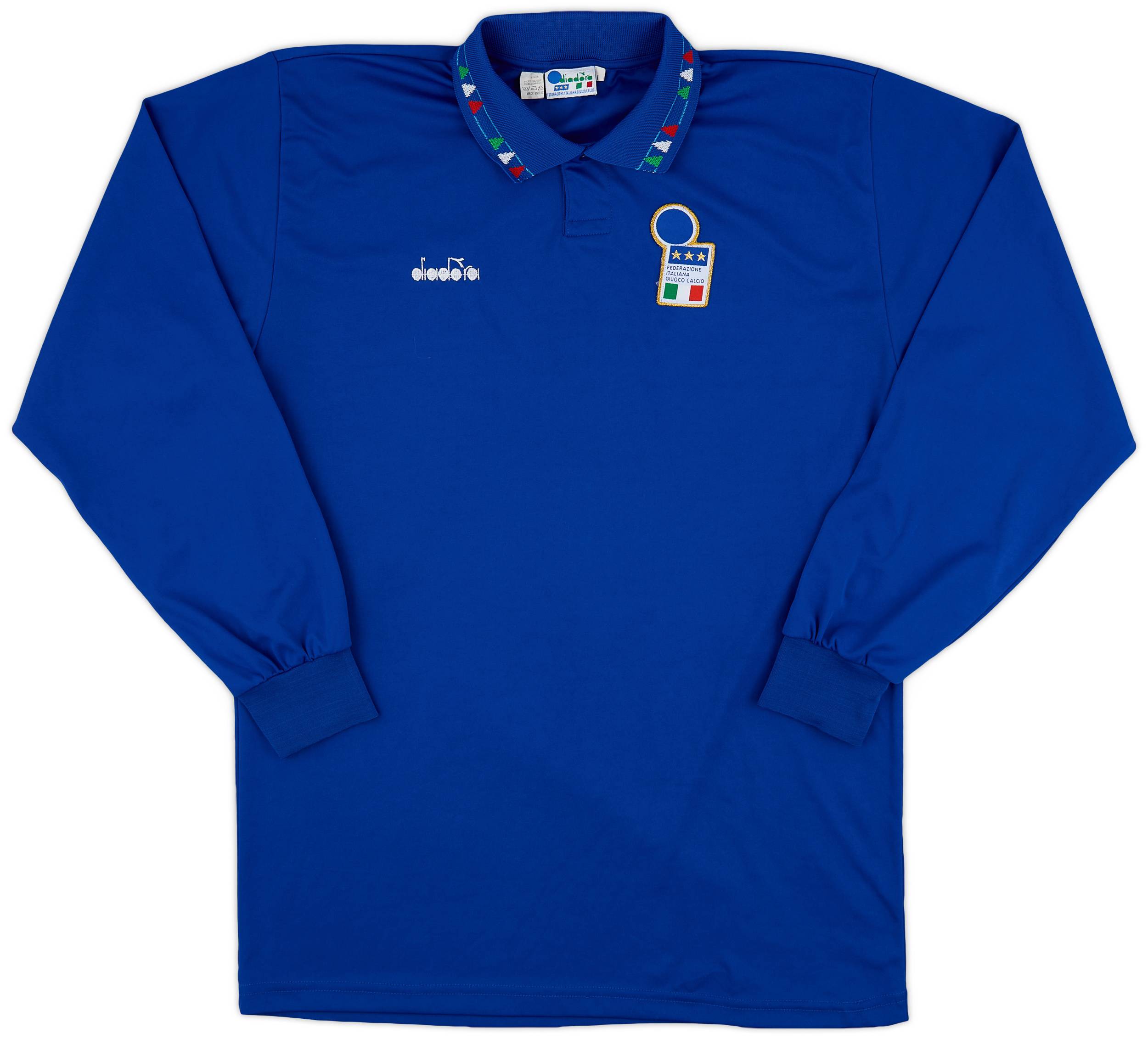 1992-93 Italy Home L/S Shirt - 9/10 - (L)