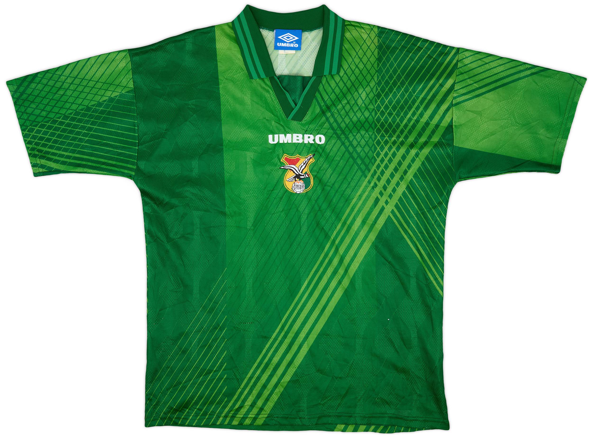 FBF Bolivia Umbro Vintage Soccer Jersey T-Shirt Tee 90s