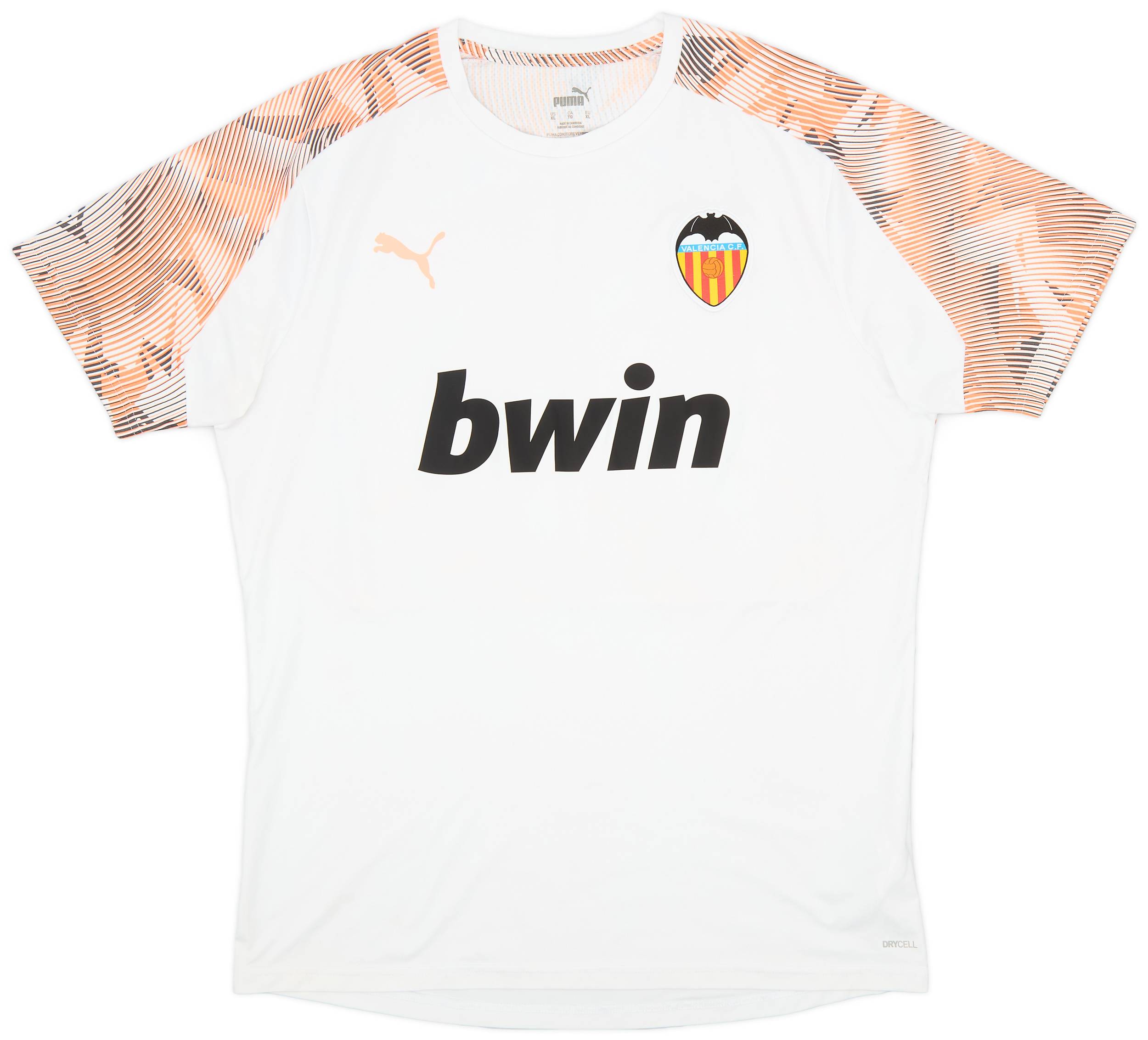 2019-20 Valencia Puma Training Shirt - 9/10 - (XL)