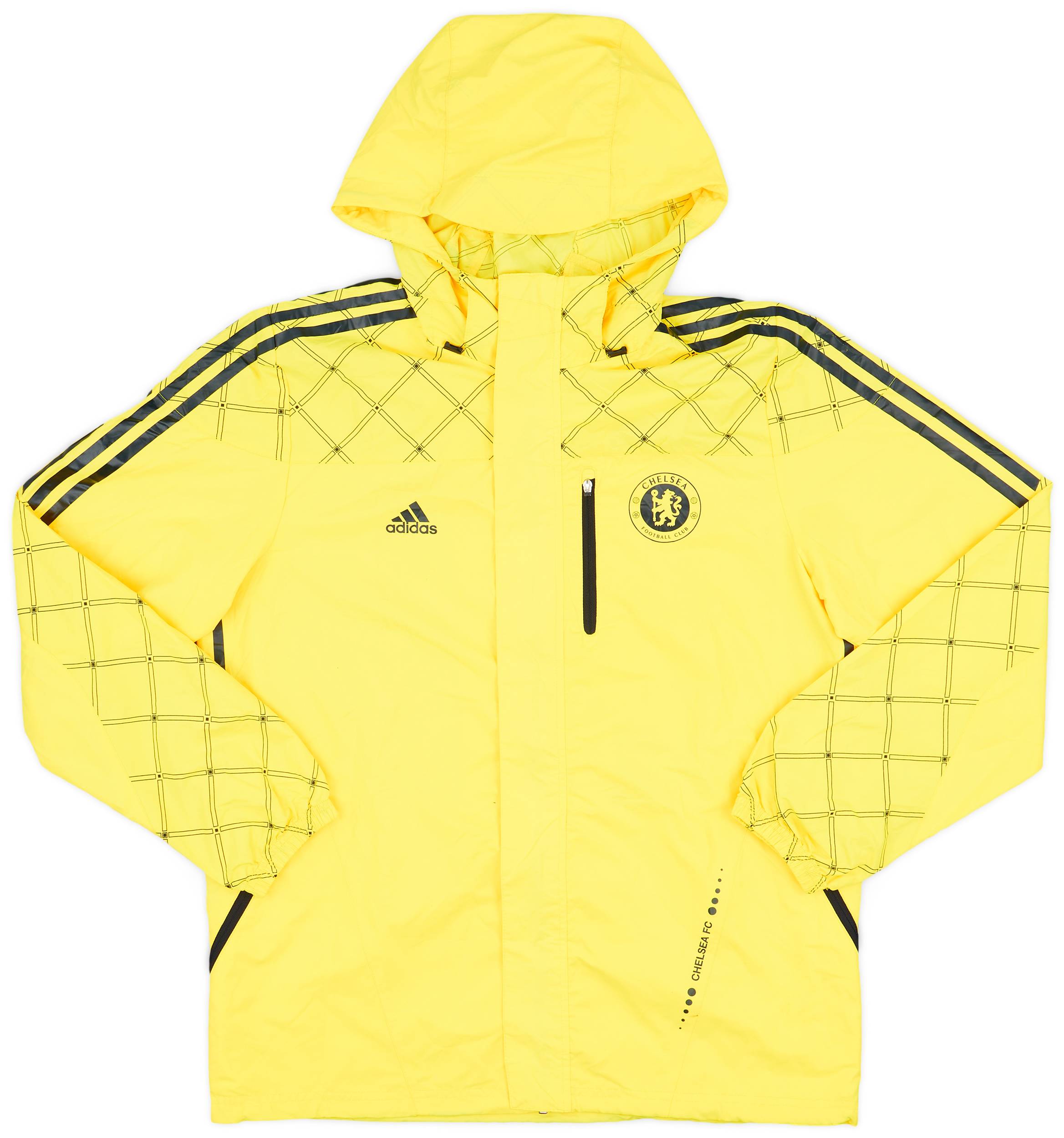 2010-11 Chelsea adidas Hooded Rain Jacket - 8/10 - (L)