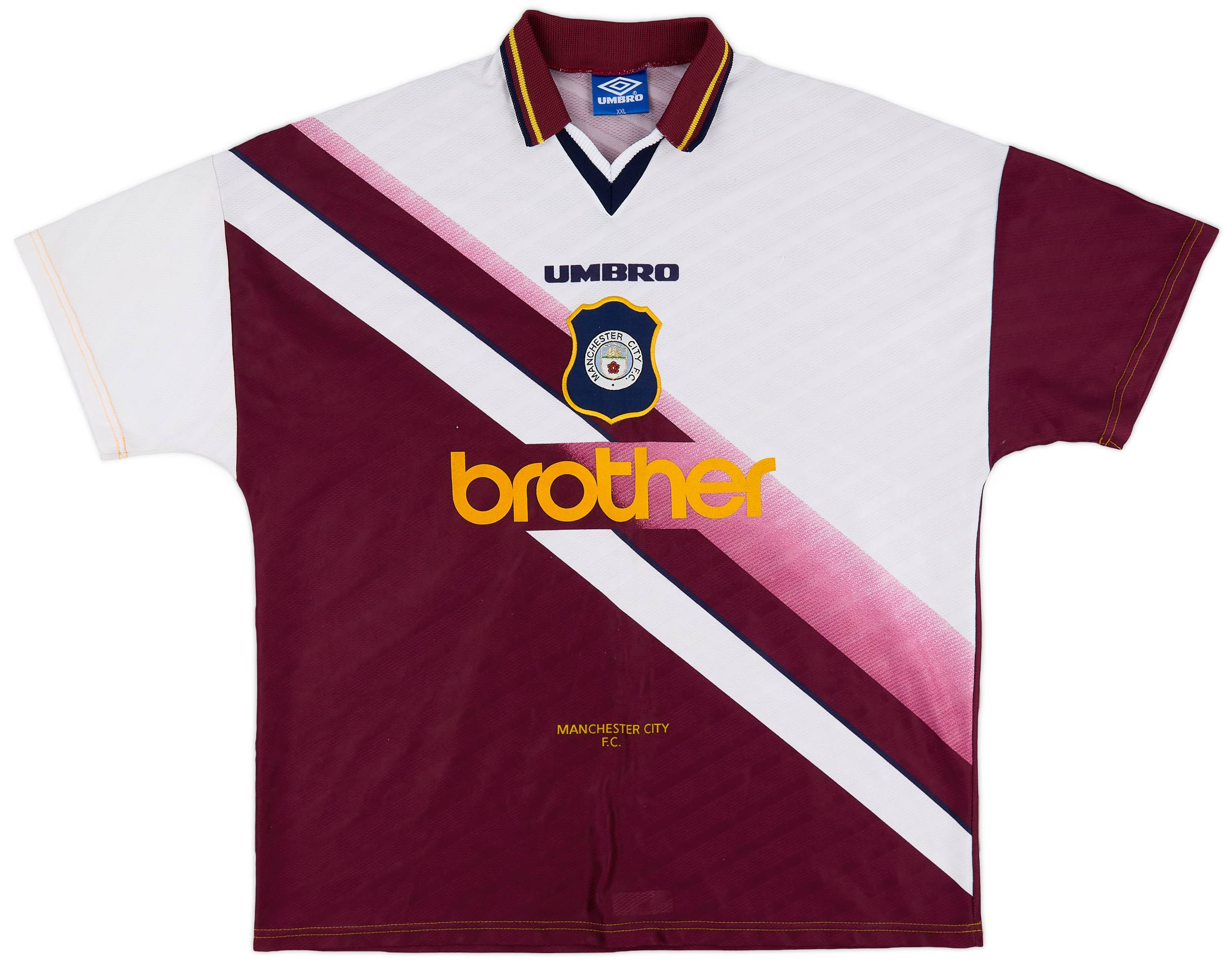 1996-97 Manchester City Away Shirt - 8/10 - (XXL)