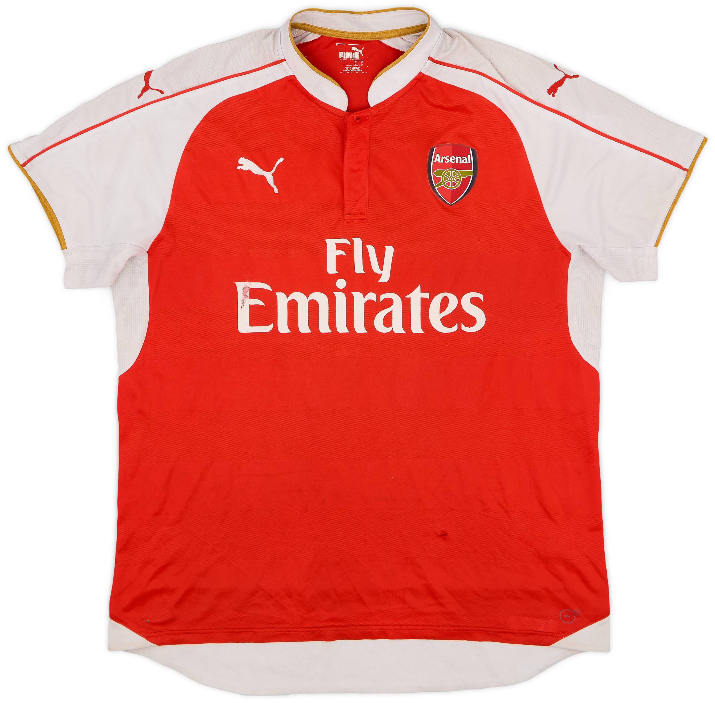 2015-16 Arsenal Home Shirt - 4/10 - (XL)