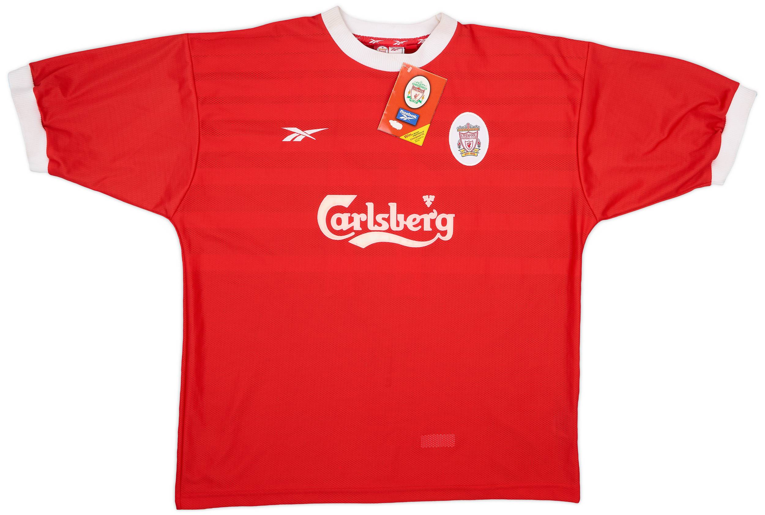 Reebok リバプール REDKNAPP 11番 ユニフォーム Liverpool FC Redknapp #11 1996 Home Football Soccer Jersey