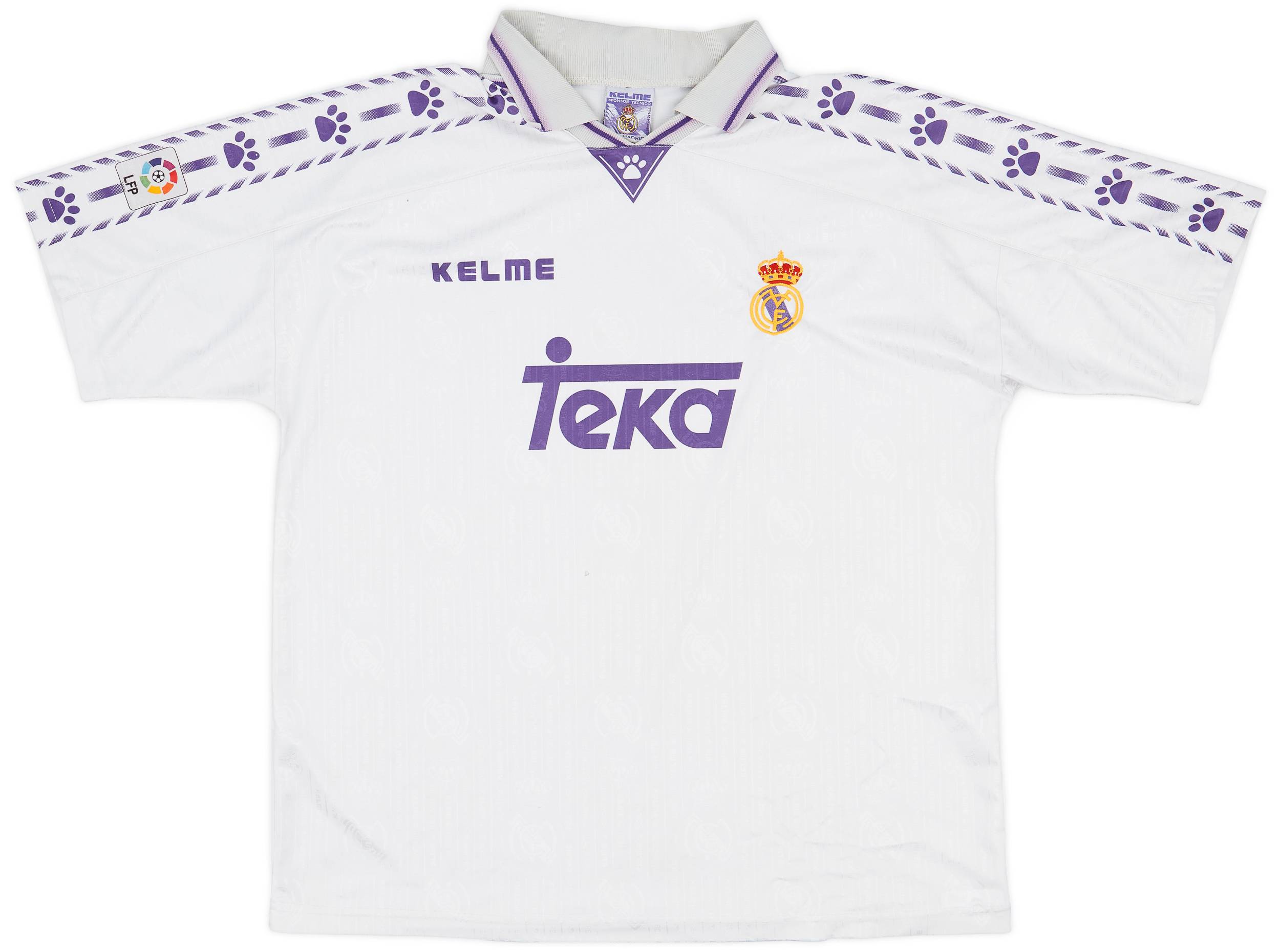 1996-97 Real Madrid Home Shirt - 5/10 - (XXL)