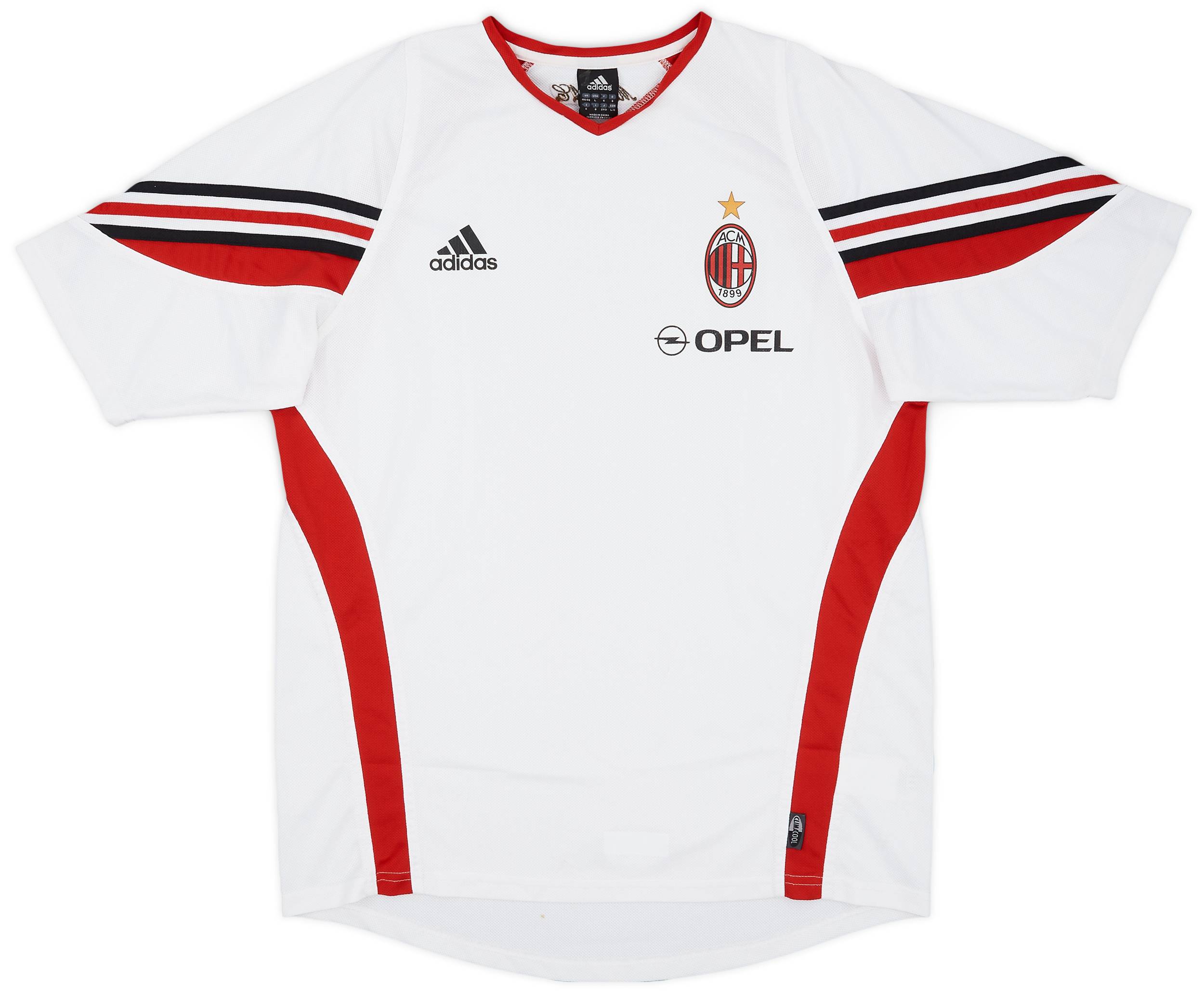 2003-04 AC Milan adidas Training Shirt - 6/10 - (L/XL)