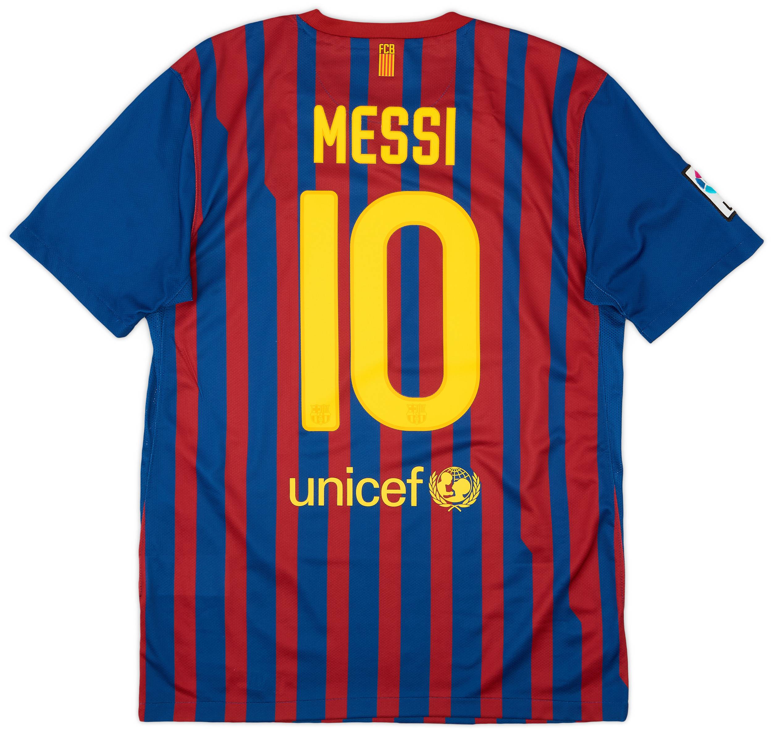 2011-12 Barcelona Home Shirt Messi #10 - 8/10 - (M)