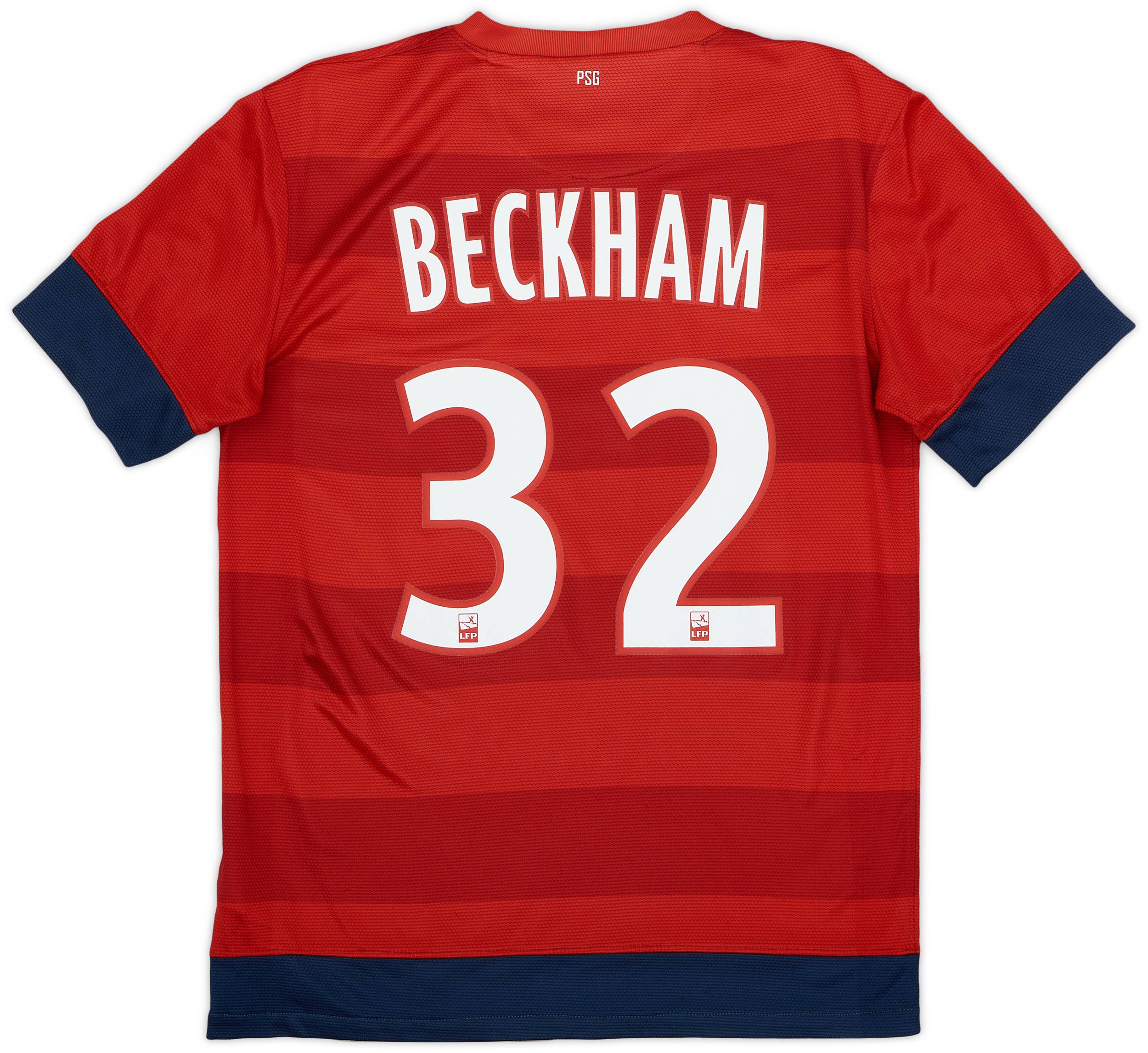 2012-13 Paris Saint-Germain Away Shirt Beckham #32 - 6/10 - (S)