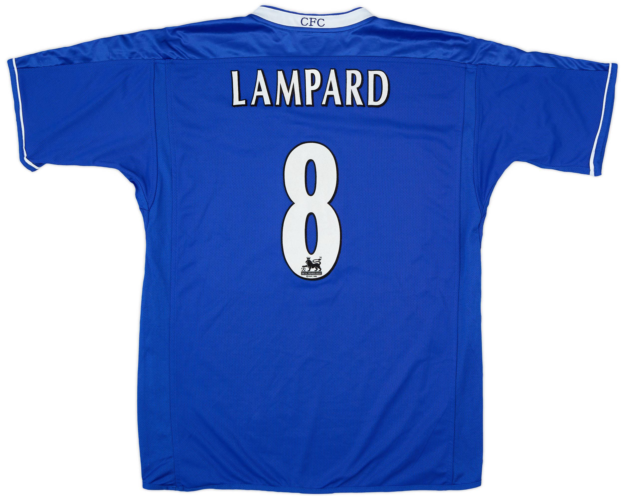 2003 05 Chelsea Home Shirt Lampard 8 8 10 L